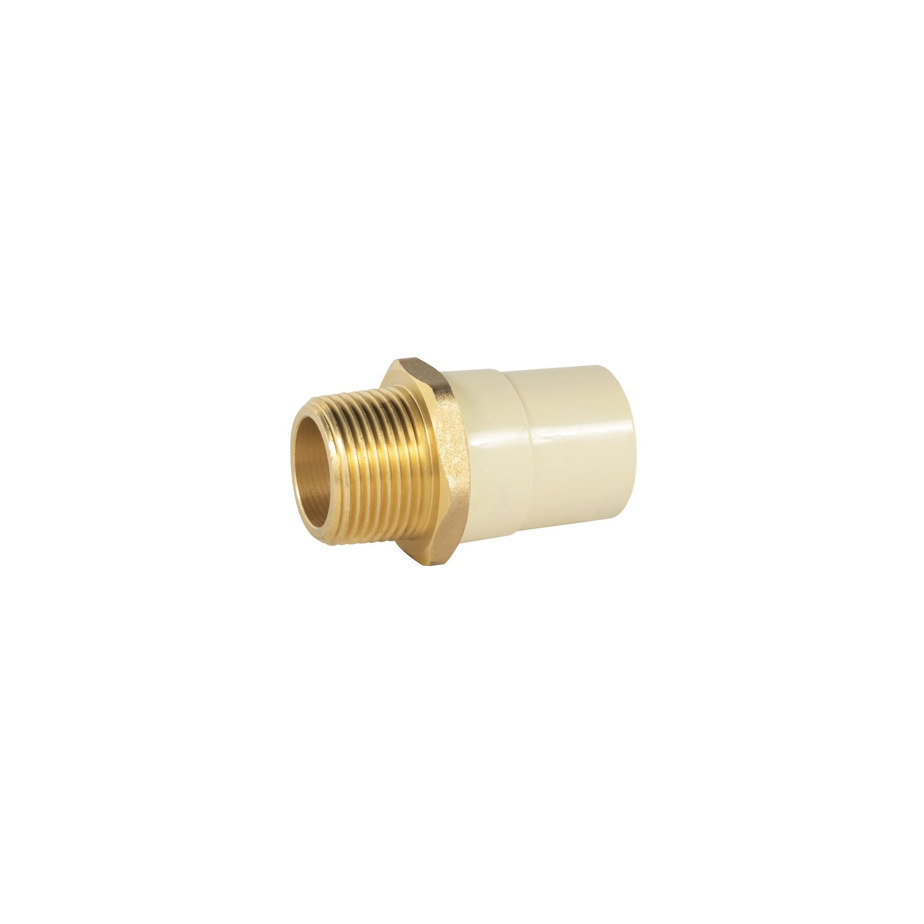 Conector Exterior CPVC Inserto Laton FOSET 1"