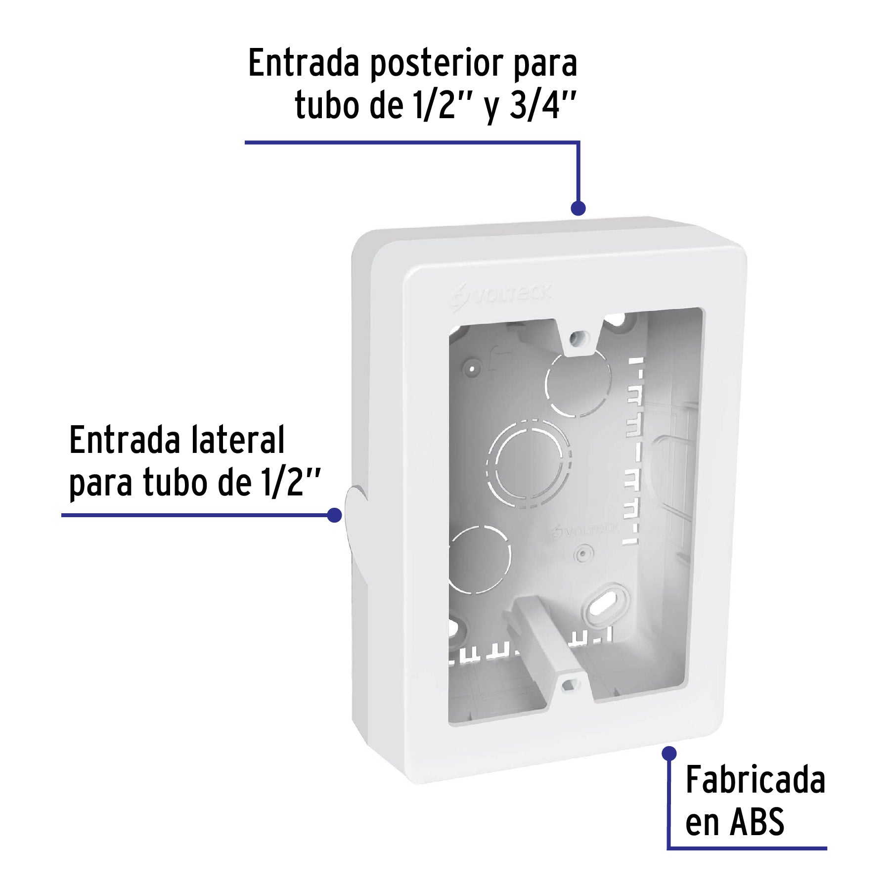Chalupa de Plastico Volteck
