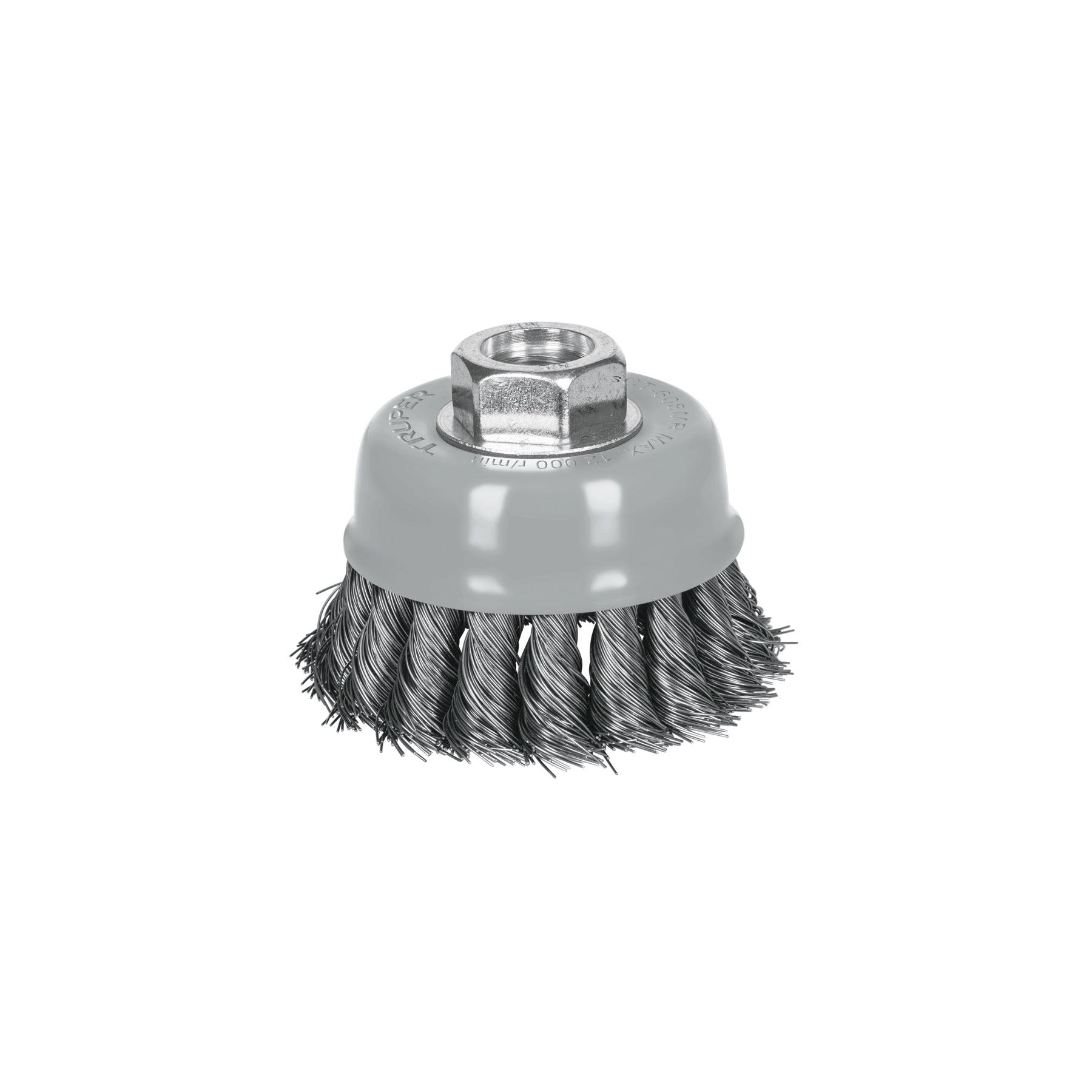 Carda Copa Alambre Trenzado Fino Multi-Rosca Truper 3"