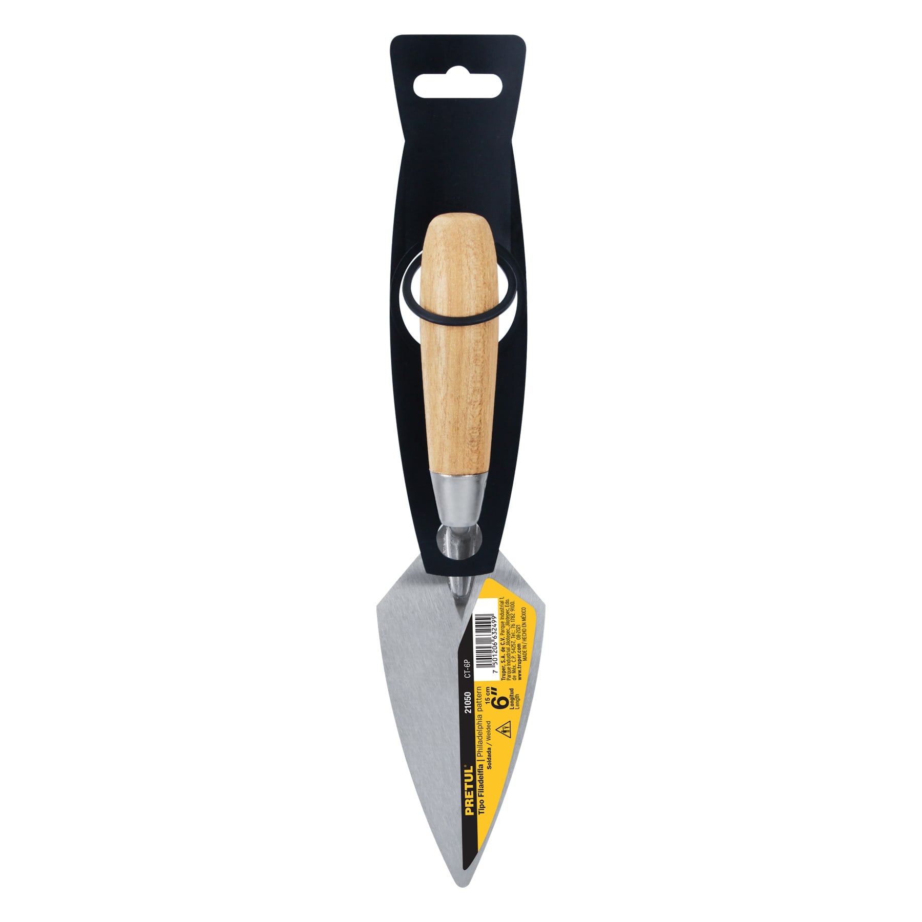 Cuchara para Albañil Tipo Filadelfia Pretul 6"