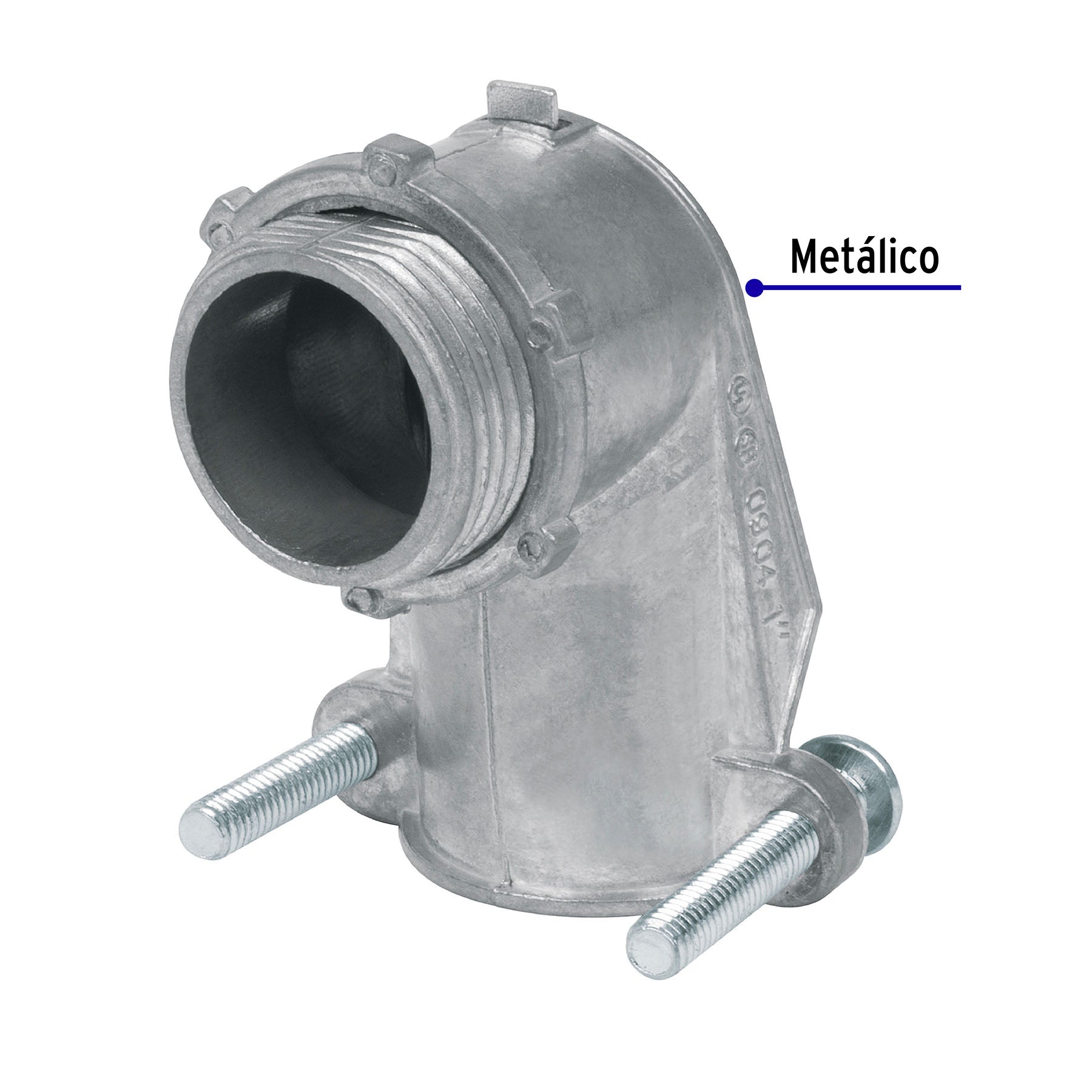 Conector Curvo Flexible 1" (25 mm) Volteck