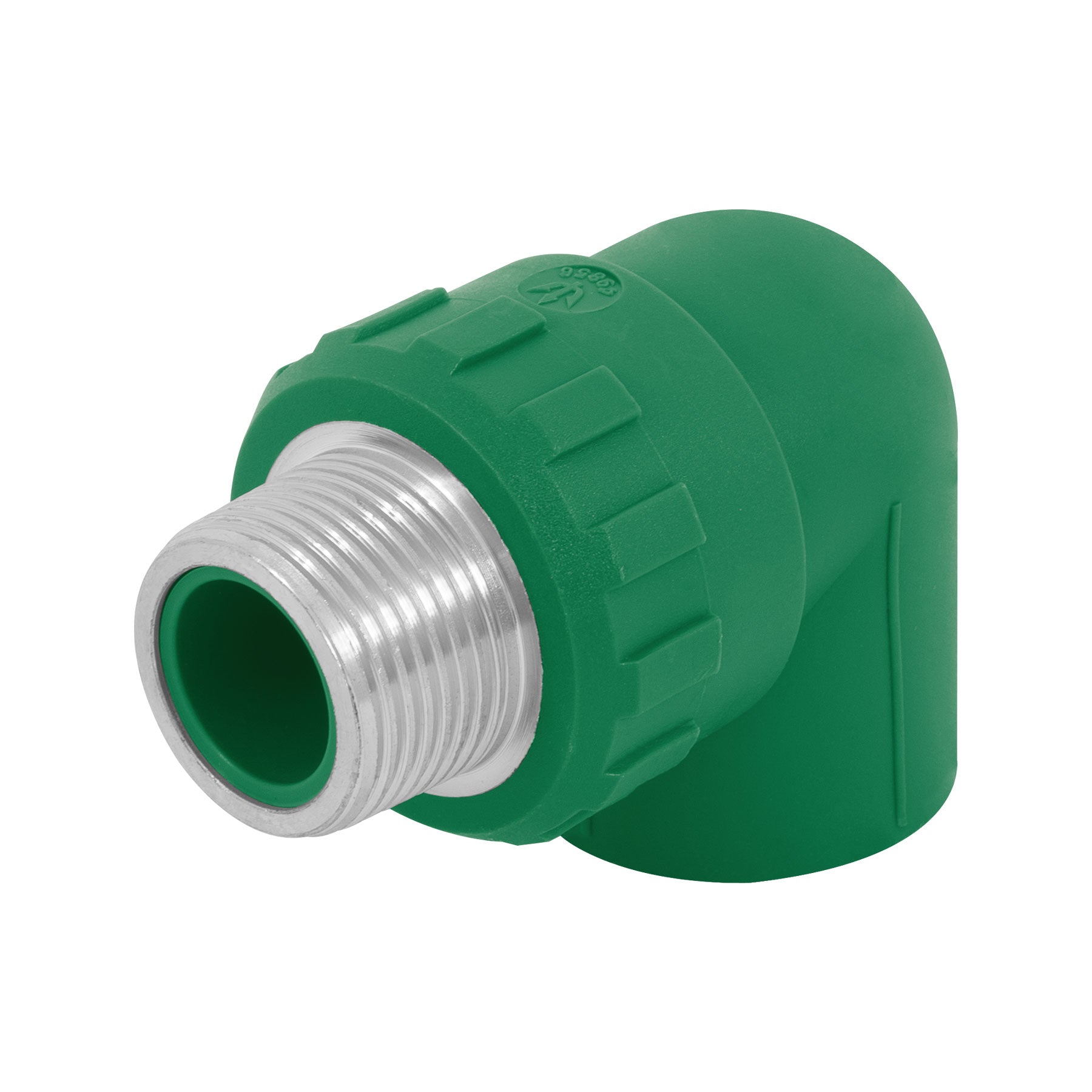 Codo PPR 90° Rosca Exterior 3/4" (25 mm) Termoflow