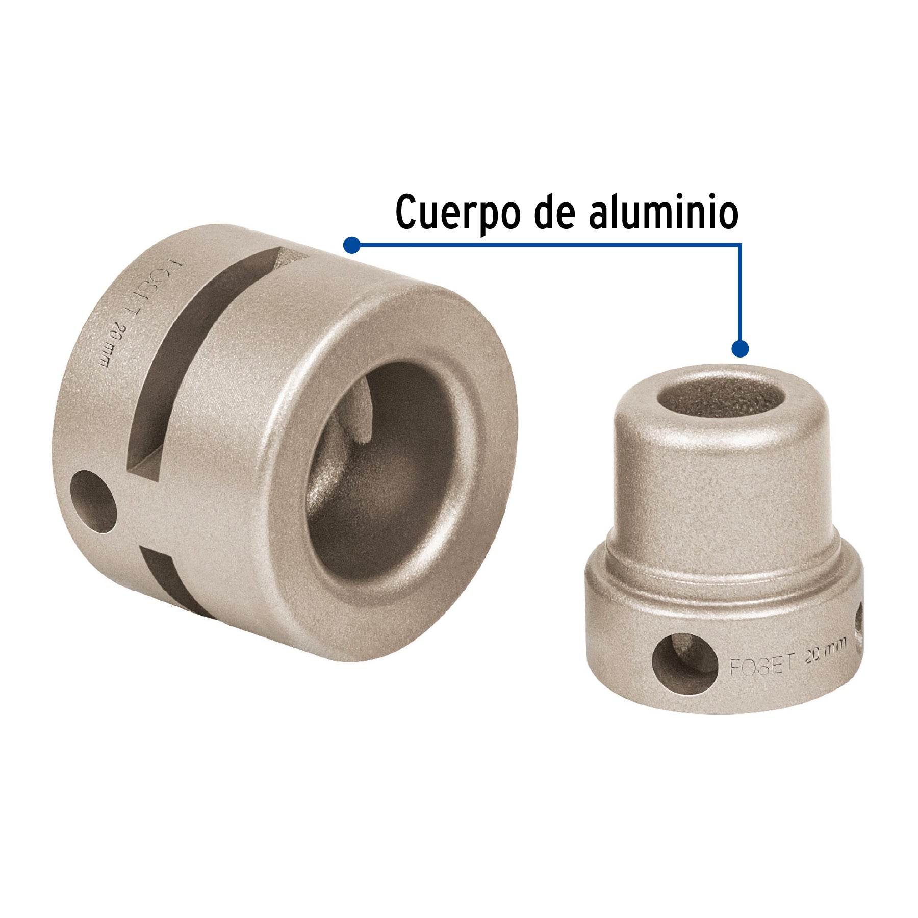 Dado para Termofusora 1/2" (20 mm) Foset