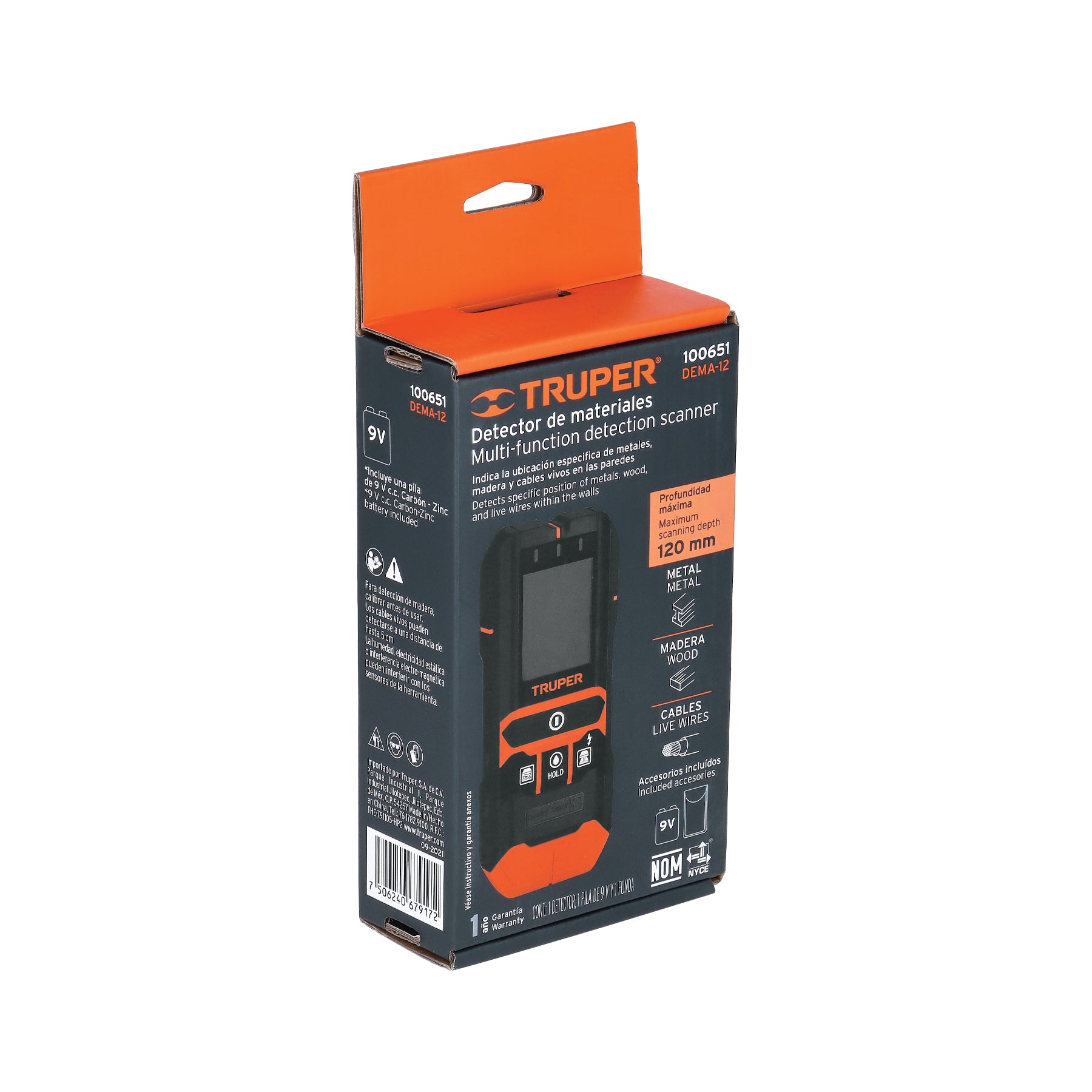 Multidetector de Materiales Detras de Muros Truper