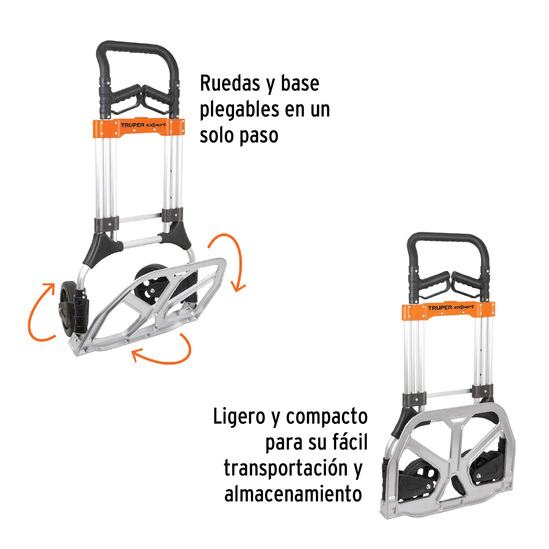 Diablo Plegable de Aluminio 200 Kilos Truper Expert