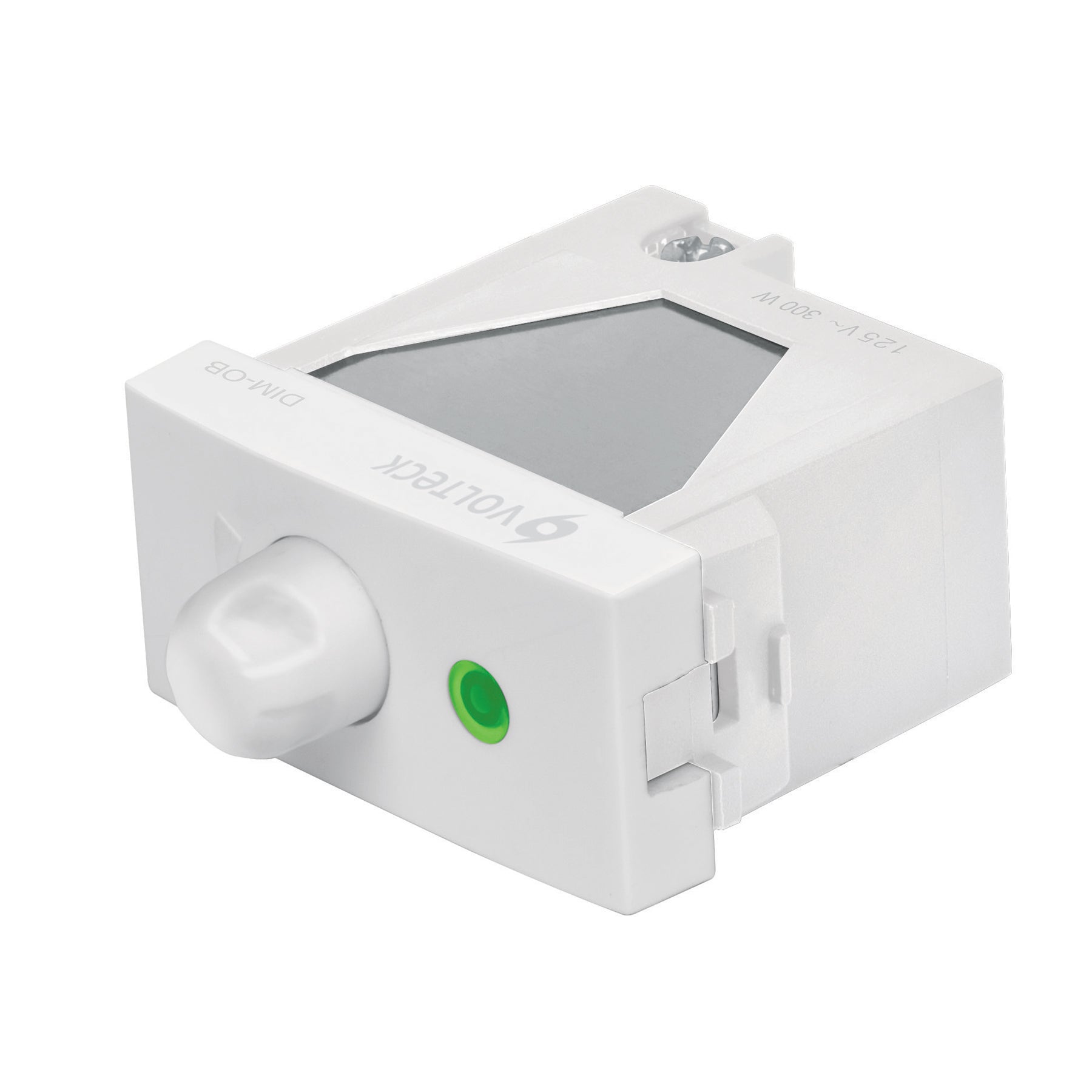 Atenuador de Luz Rotativo Blanco Oslo Volteck