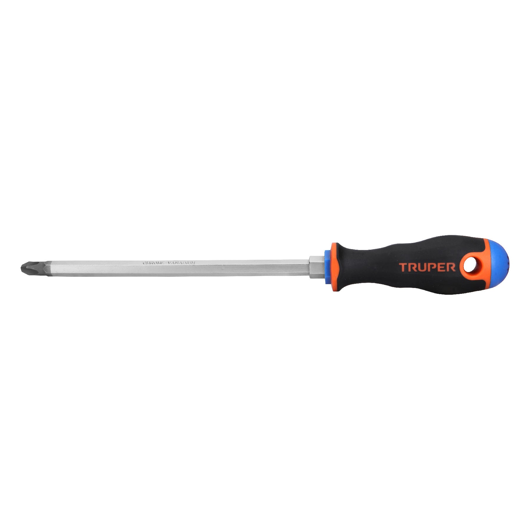 Desarmador Mango Comfort Grip Truper de Cruz 3/8" (#4) X 8"