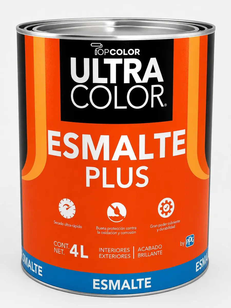 Esmalte ULTRACOLOR Plus Blanco Brillante Bote 1 Litro