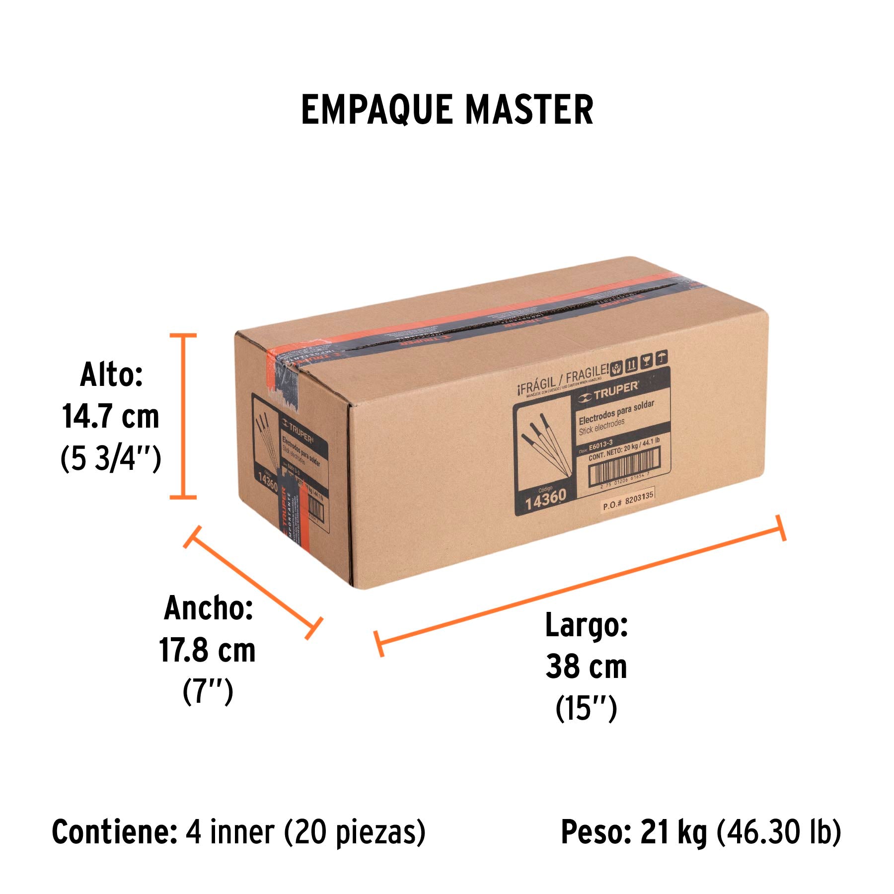 Electrodos 6013 de 3/32" Truper 100 gms