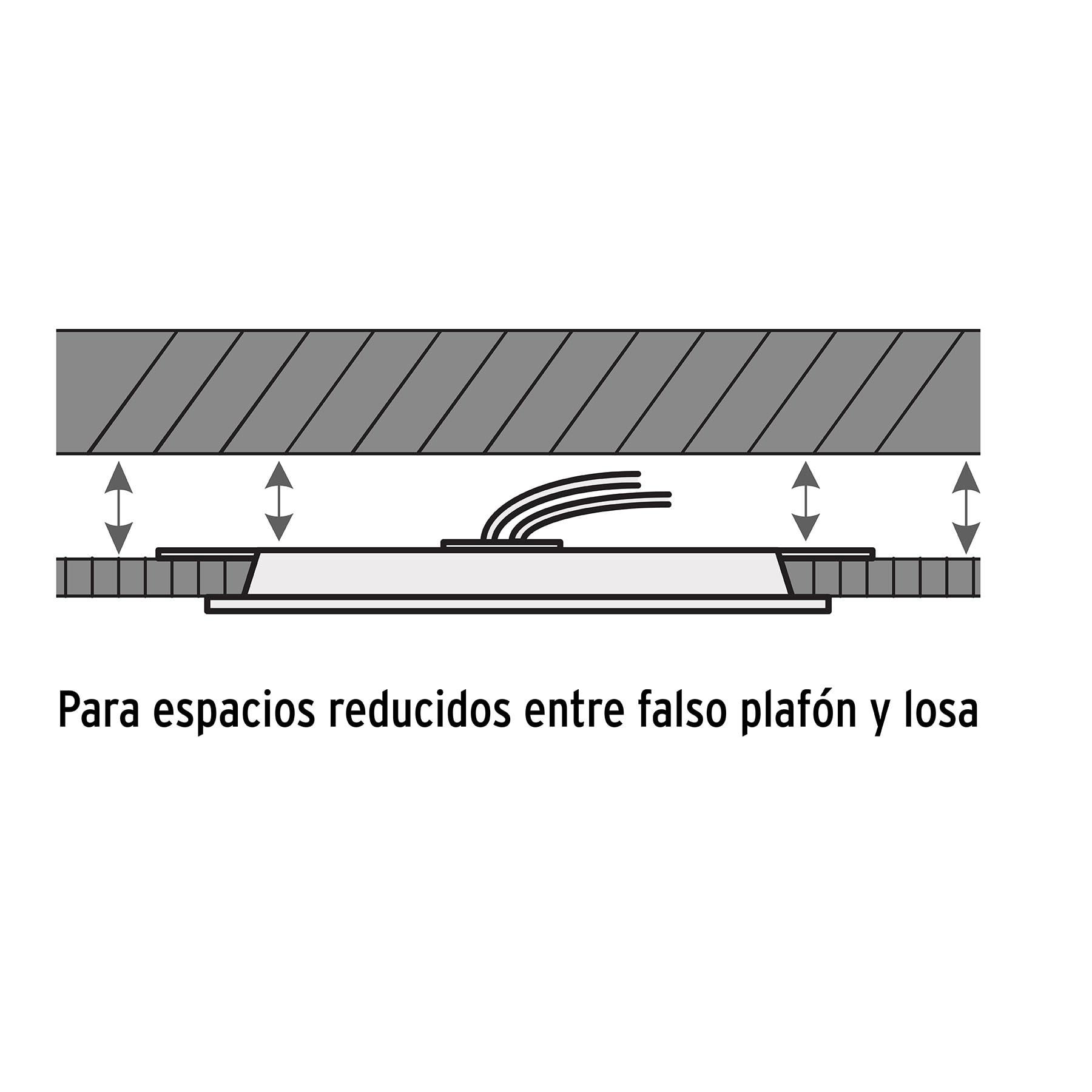Luminario de Empotrar LED Redondo Volteck 6 Watts Luz de Dia