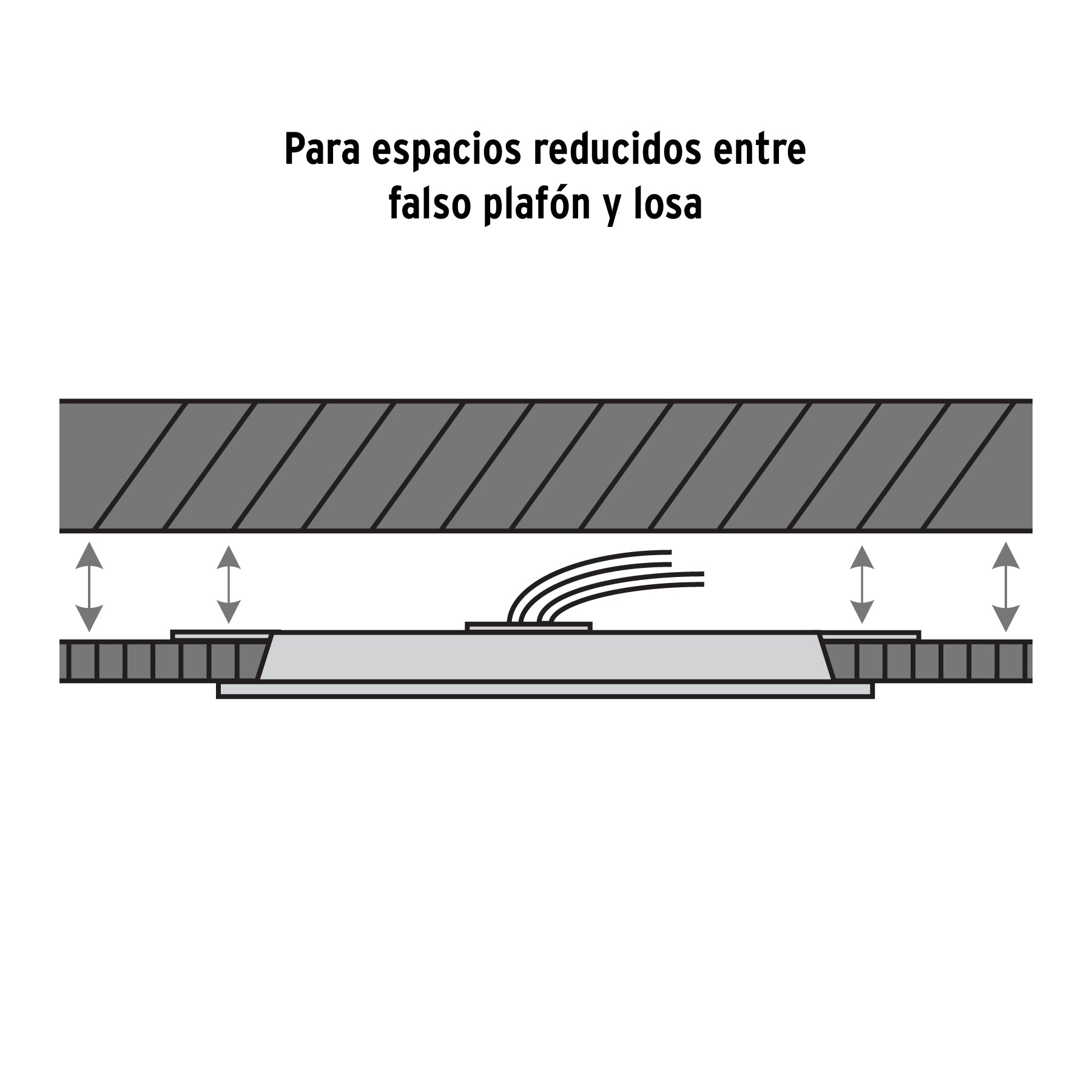 Luminario de Empotrar LED Redondo Ajustable Volteck 8 Watts Luz Blanca