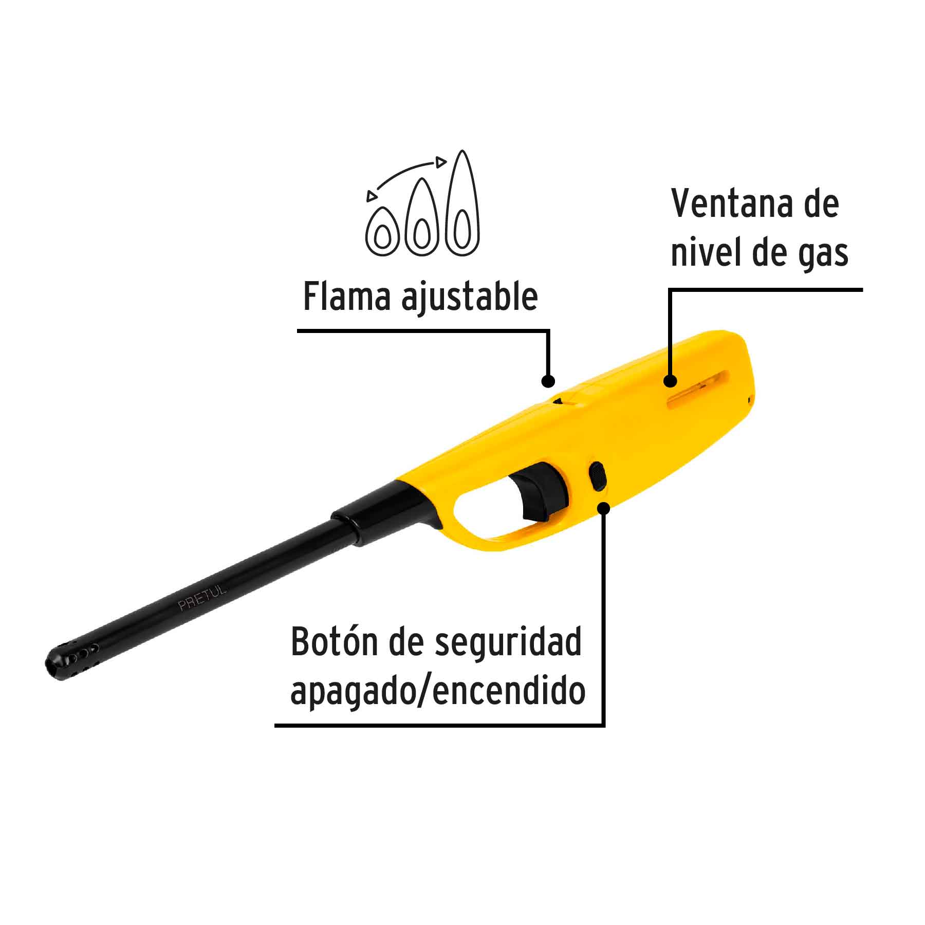 Encendedor Multiusos Pretul