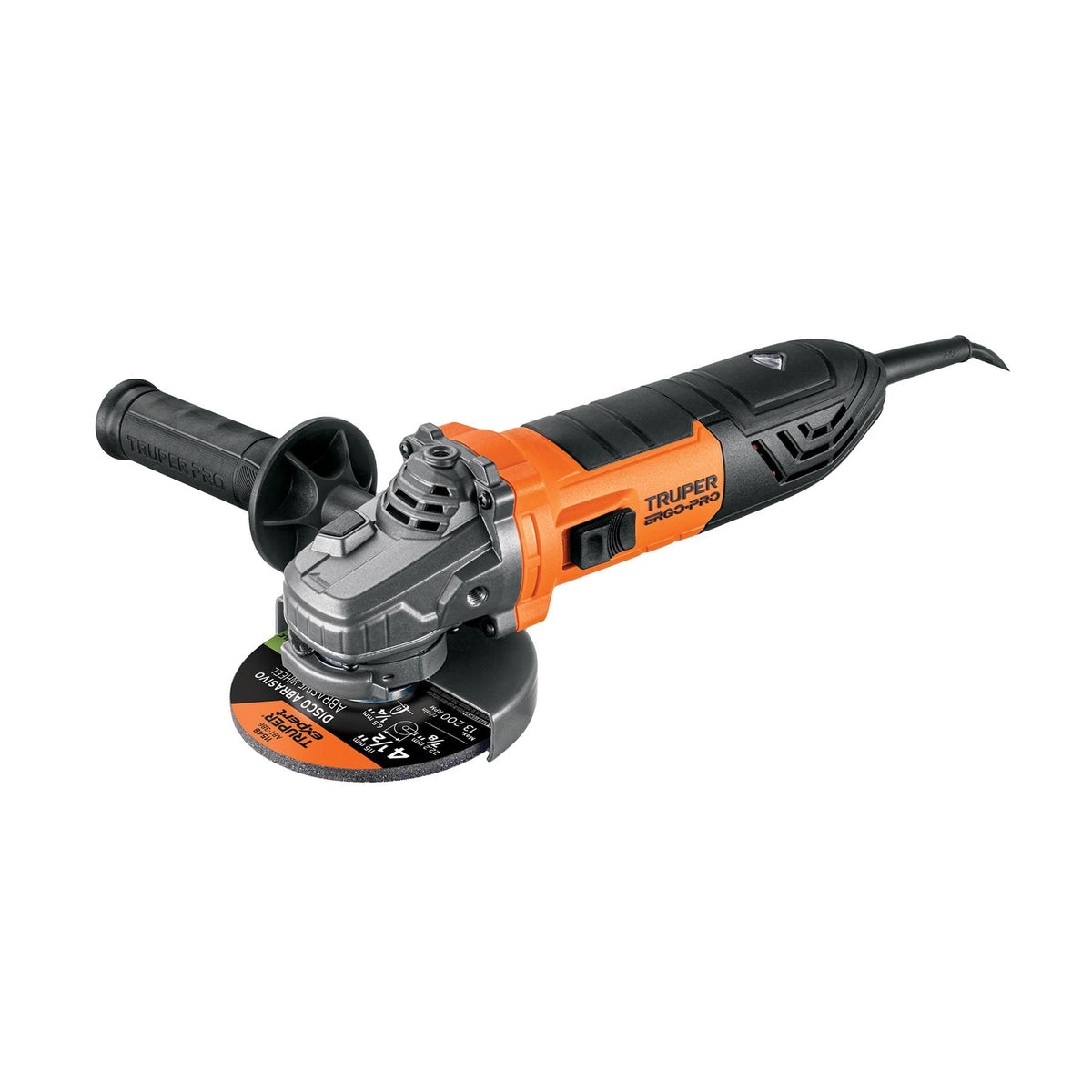 Esmeriladora Angular 4"1/2 - 950 Watts TRUPER ERGO PRO
