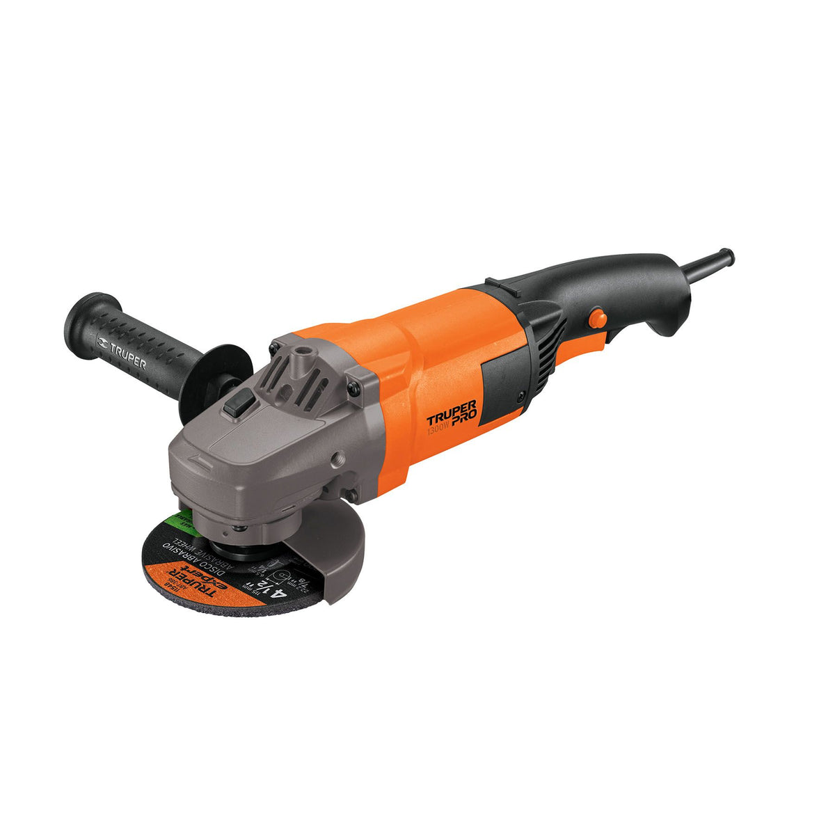 Esmeriladora Angular 4"1/2 - 1,300 Watts TRUPER PRO