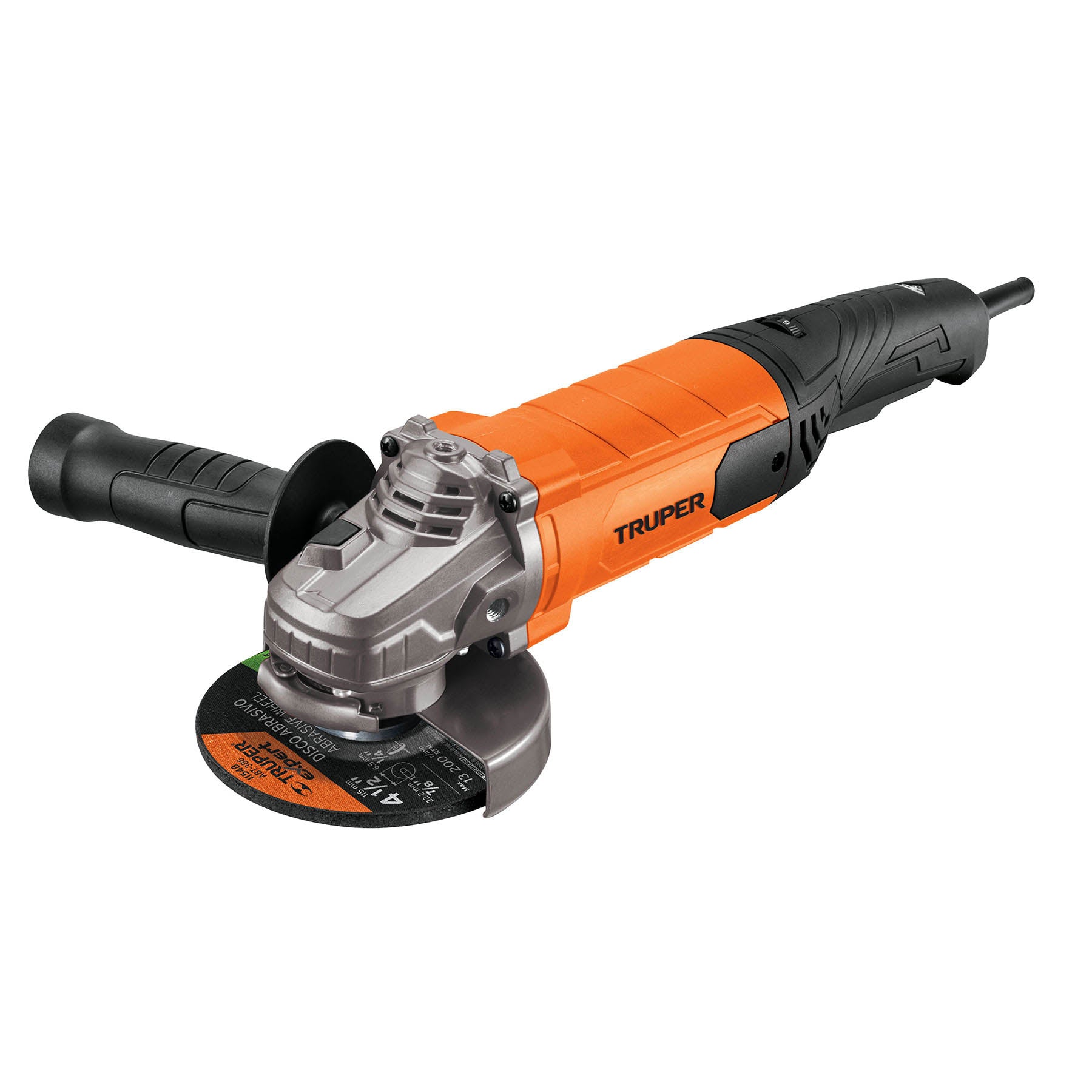 Esmeriladora Angular 4"1/2 - Velocidad Variable 1,100 Watts Truper Pro