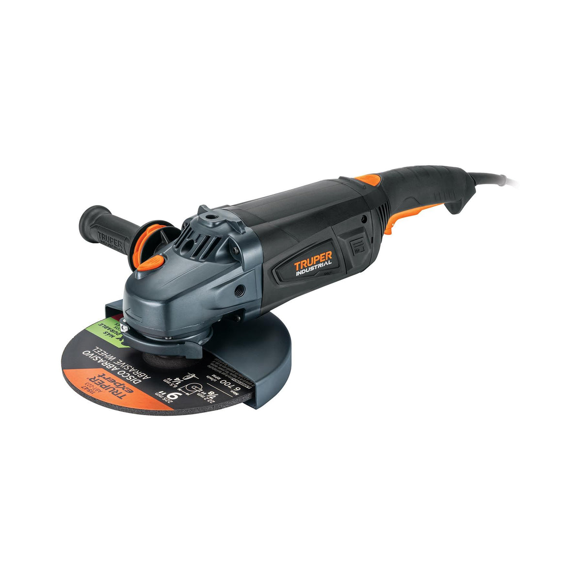 Esmeriladora Angular 9" - 2,350 Watts TRUPER INDUSTRIAL