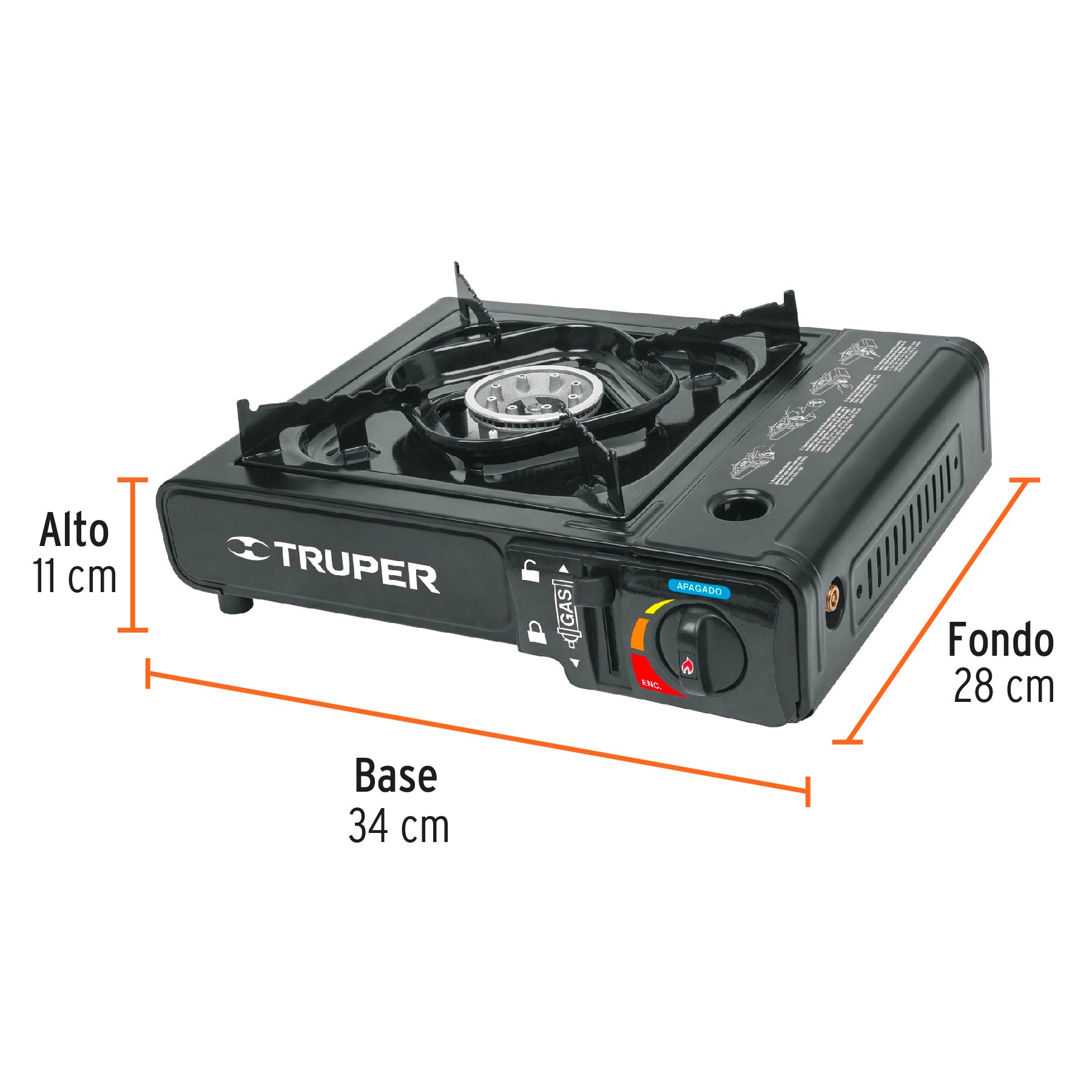 Estufilla Portatil para Gas Encendido Electronico Truper