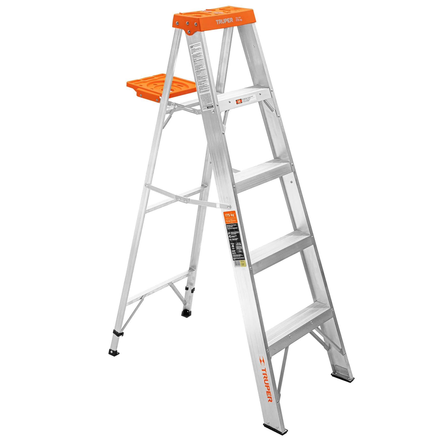 Escalera Tipo Tijera Tipo II Truper 4 Peldaños y Bandeja