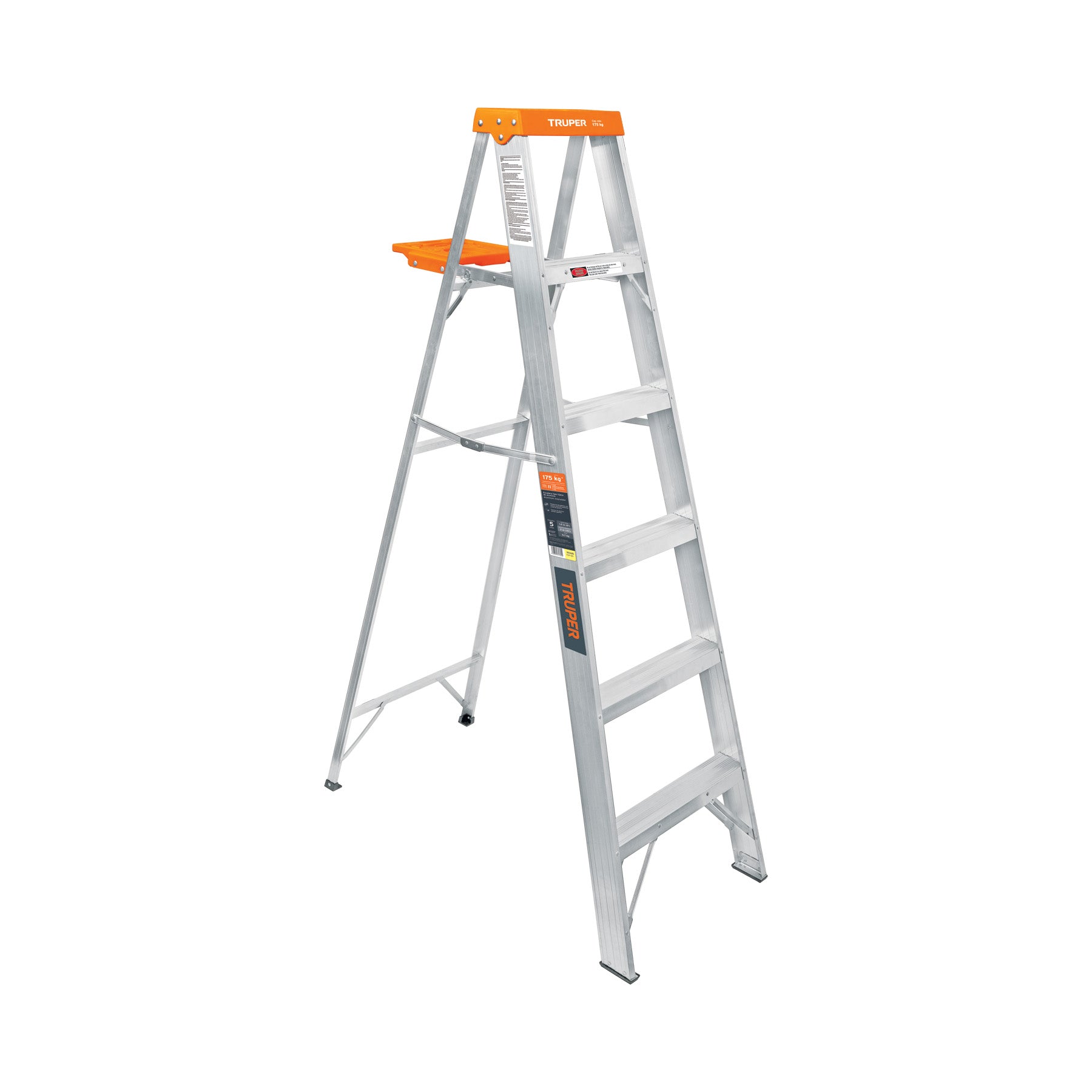 Escalera Tipo Tijera Tipo II Truper 5 Peldaños con Bandeja