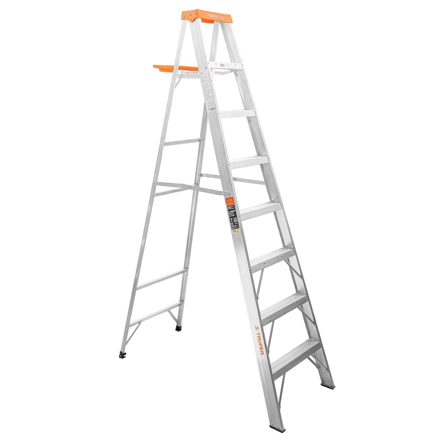 Escalera Tipo Tijera Tipo II Truper 7 Peldaños con Bandeja