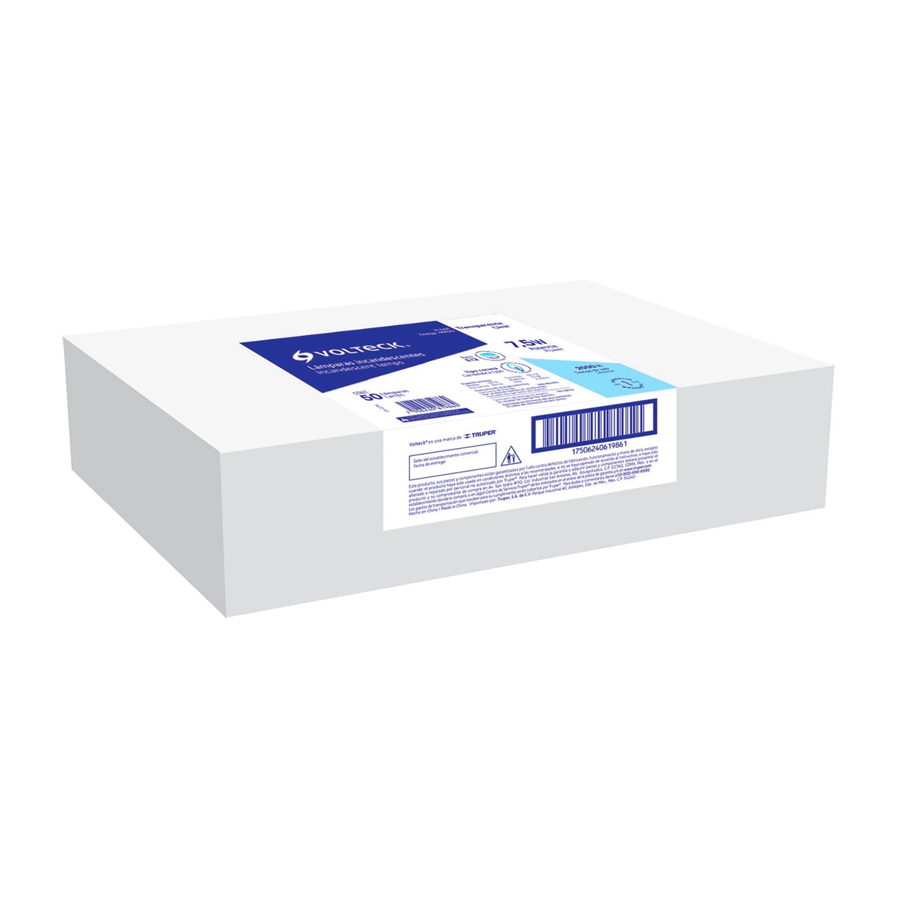 Foco Incandescente Base E12 Migñon Transparente Volteck Caja 50 Piezas