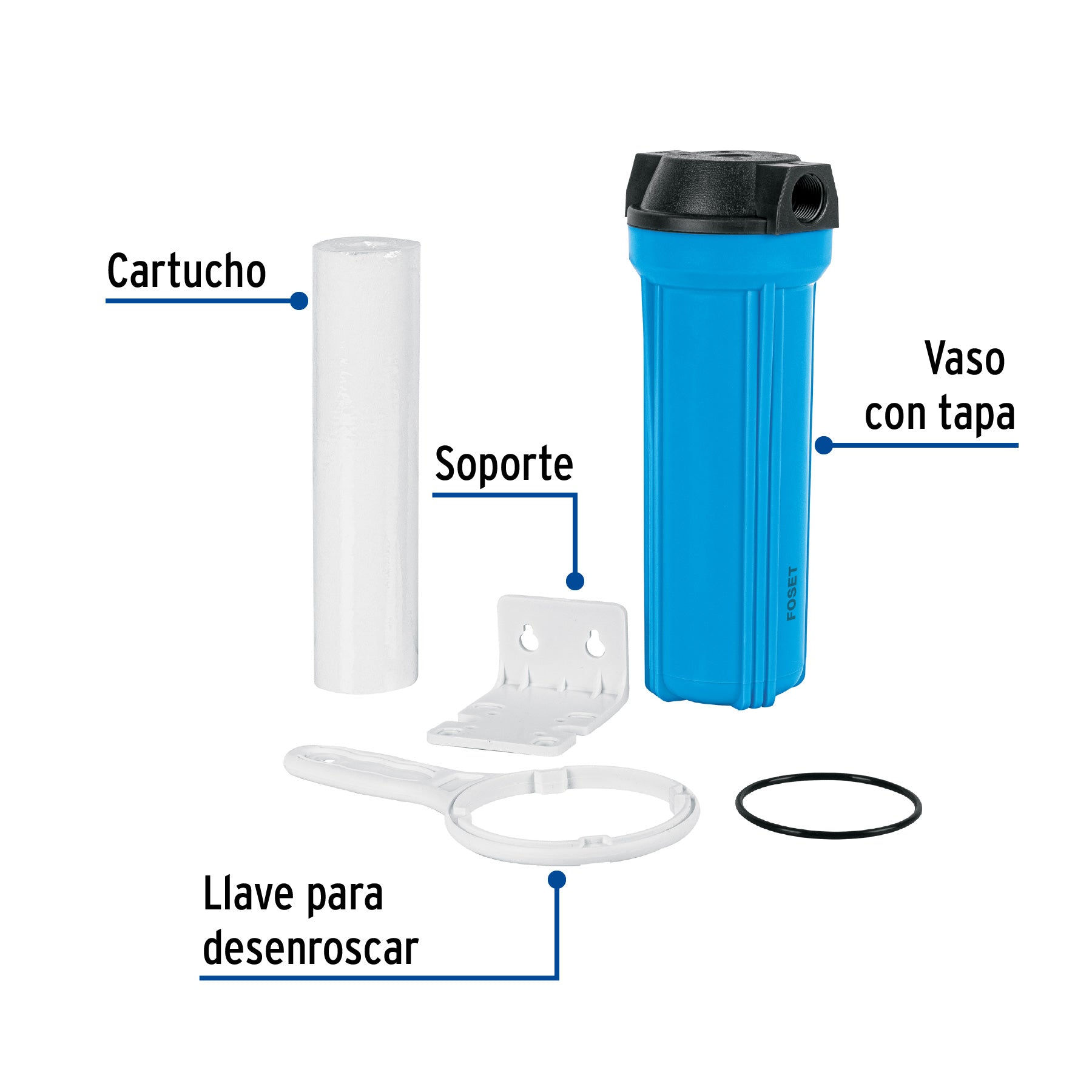 Filtro para Agua Paso 1 Foset