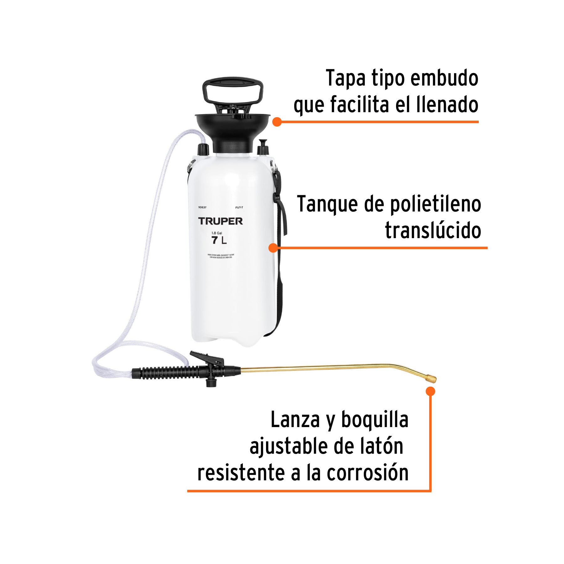Fumigador Jardinero Truper 7 Litros