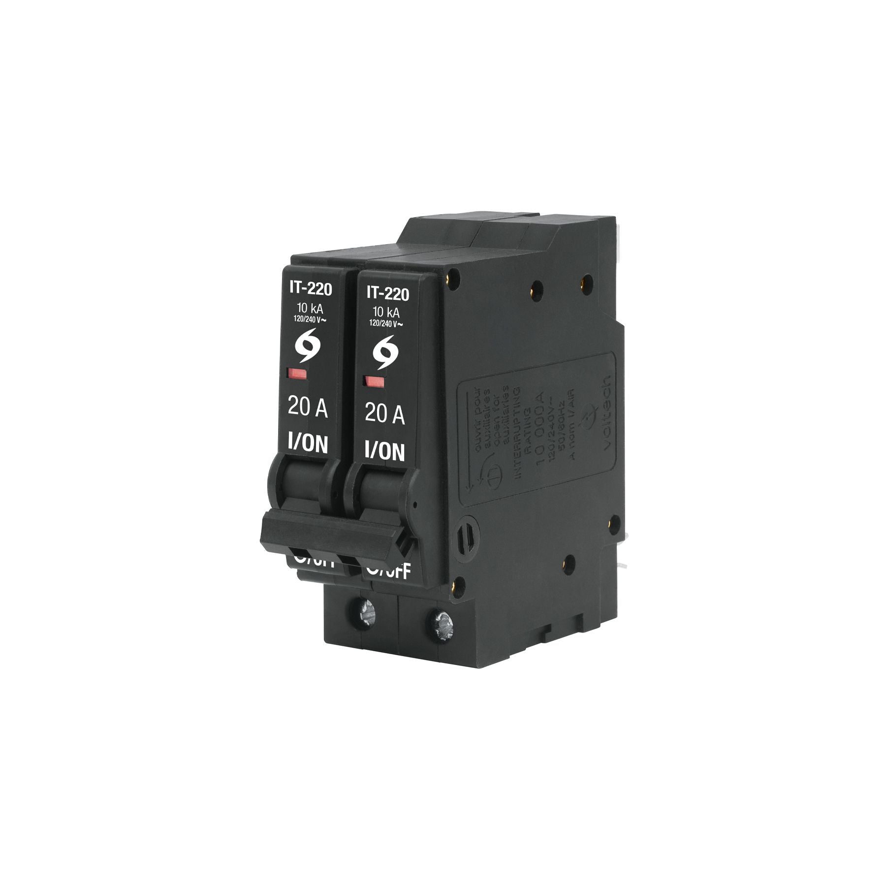Interruptor Termomagnetico Volteck 2 Polos 20 Amperes