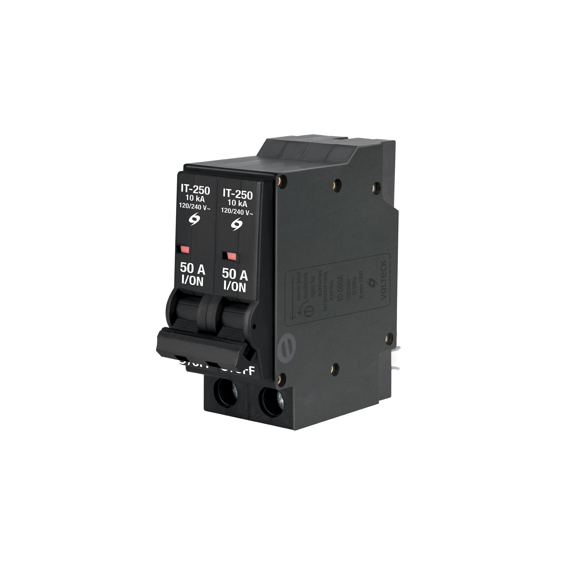 Interruptor Termomagnetico Volteck 2 Polo 50 Amperes