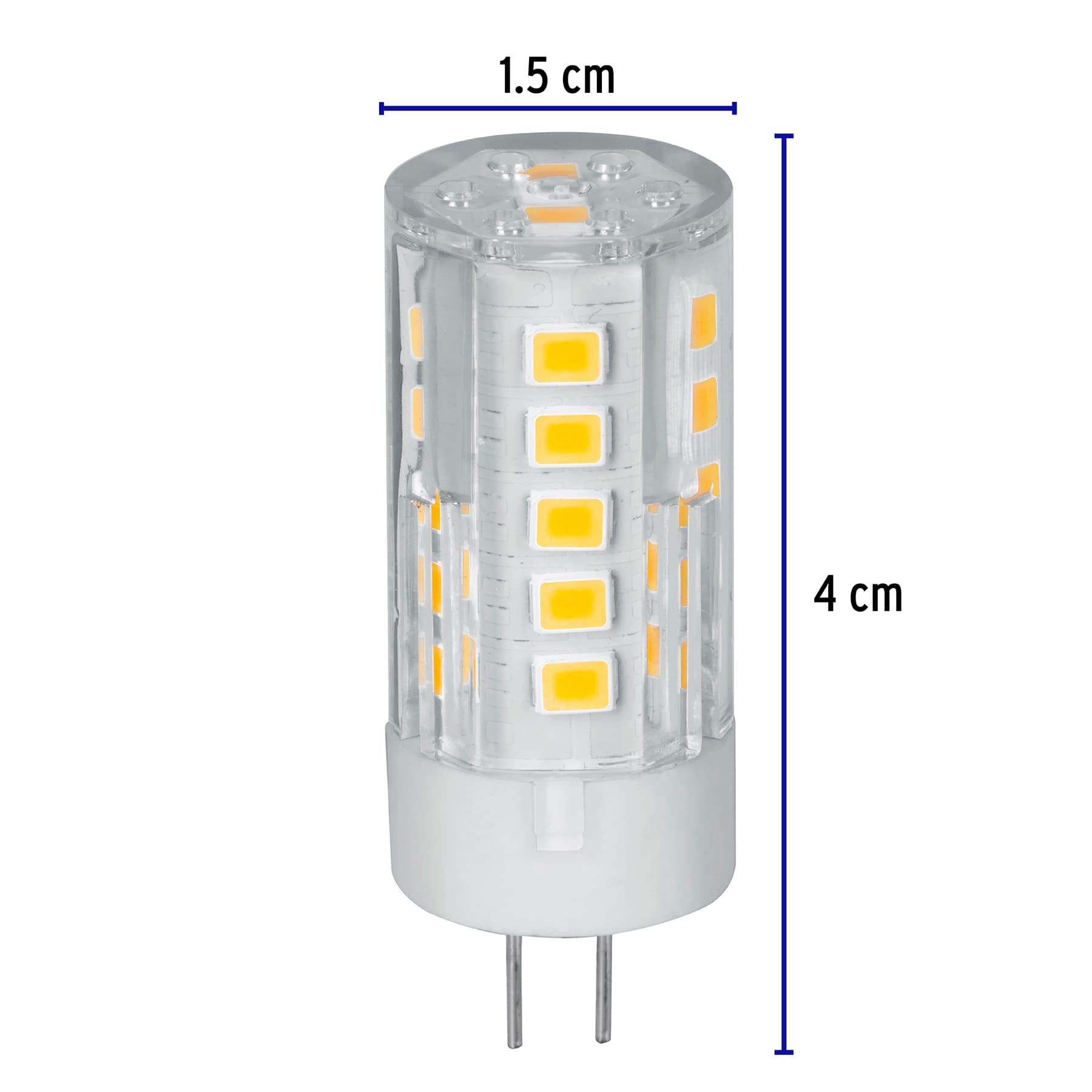 Foco LED Capsula Base G4 3 Watts 12 Volts Volteck