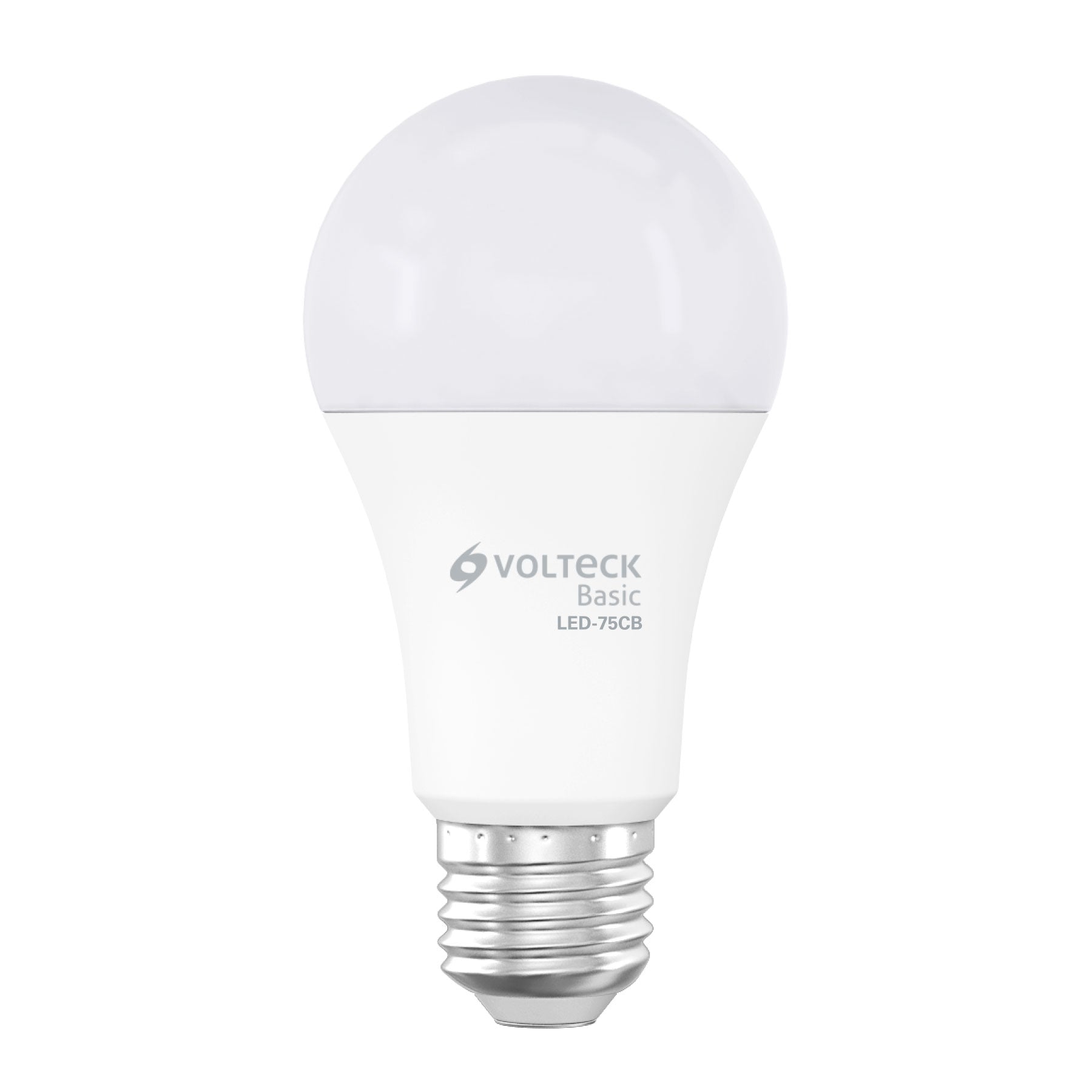 Foco LED Tipo Bulbo 10 Watts A19 E27 Volteck Basic Luz Calida