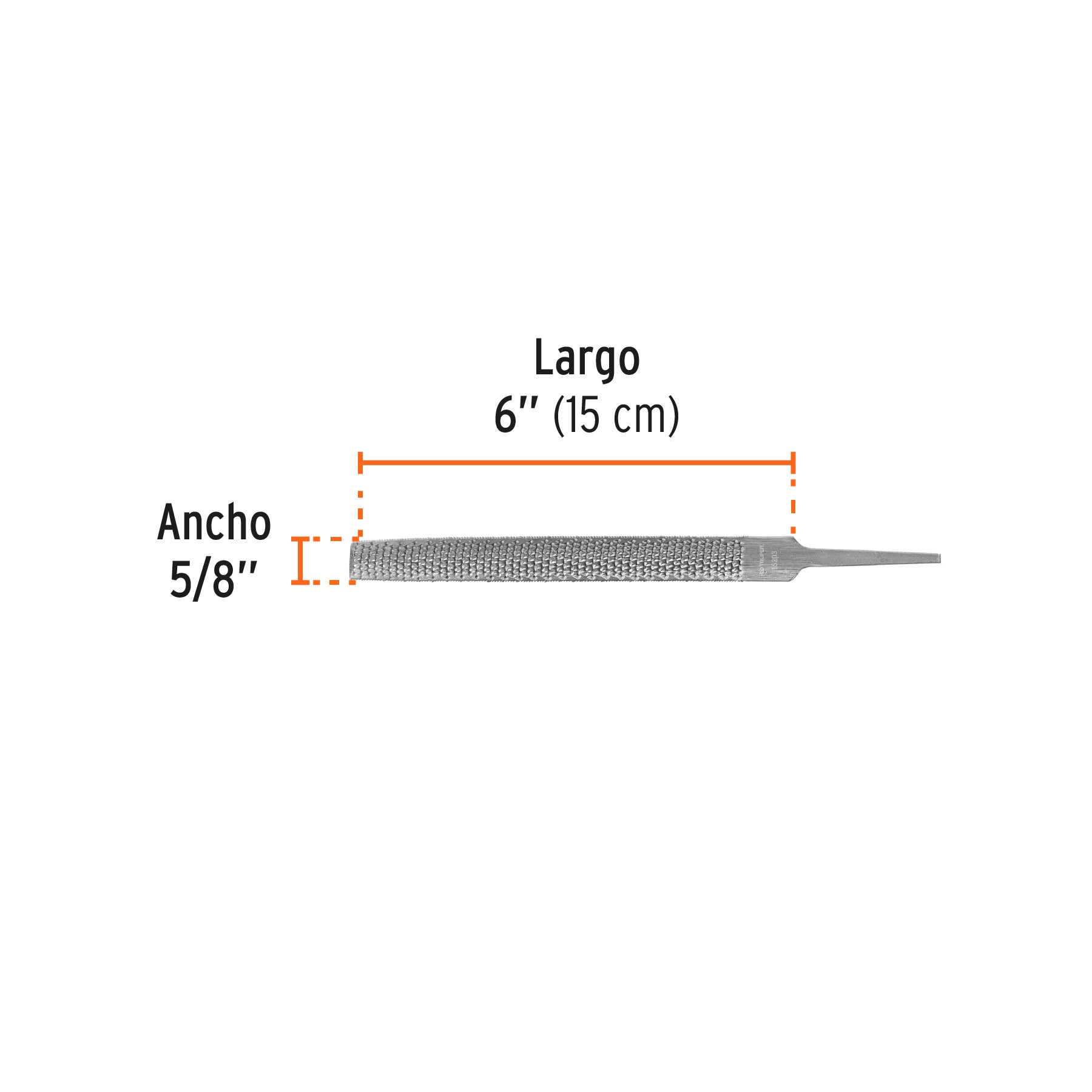 Lima Media Caña Escofina Truper 6"