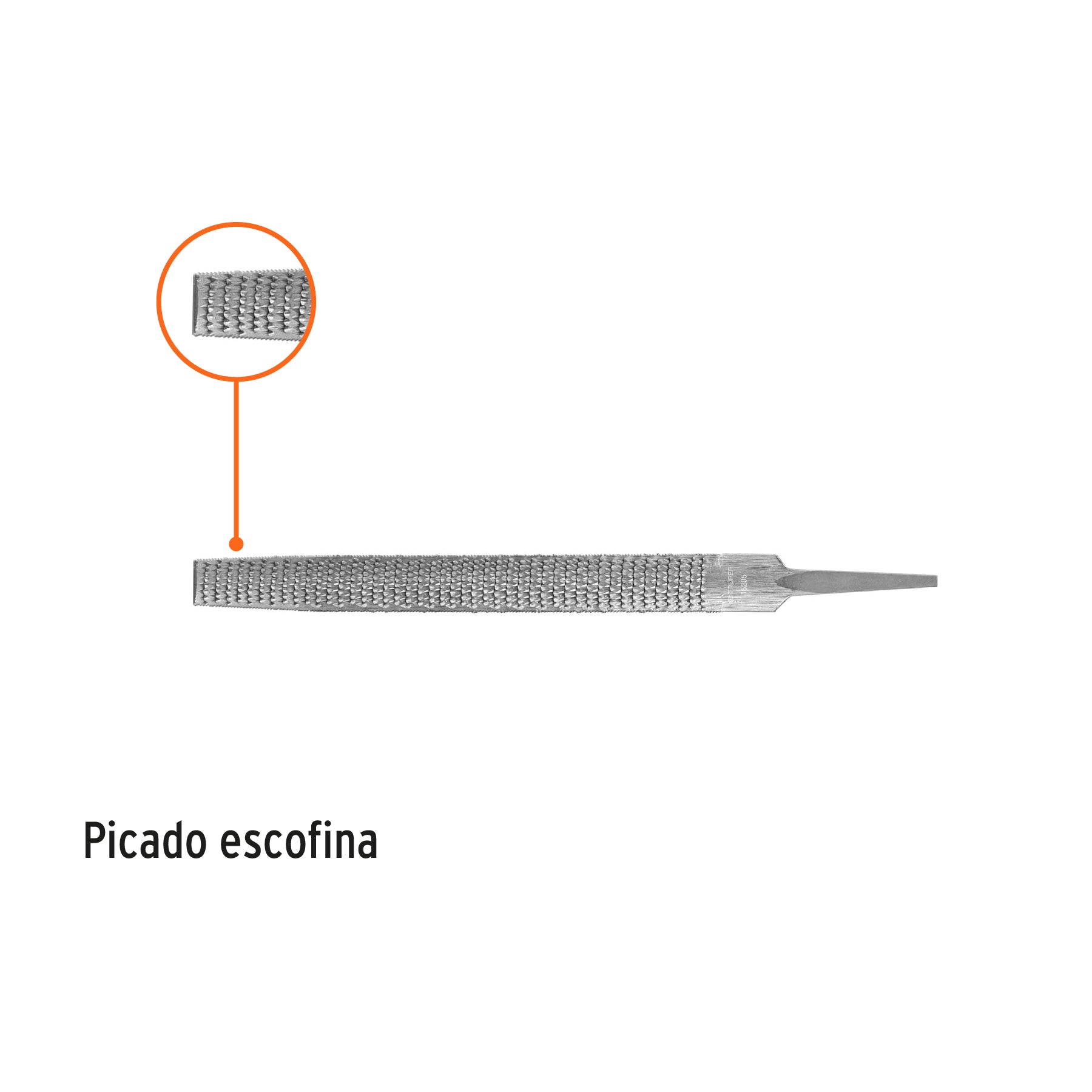Lima Media Caña Escofina Truper 8"