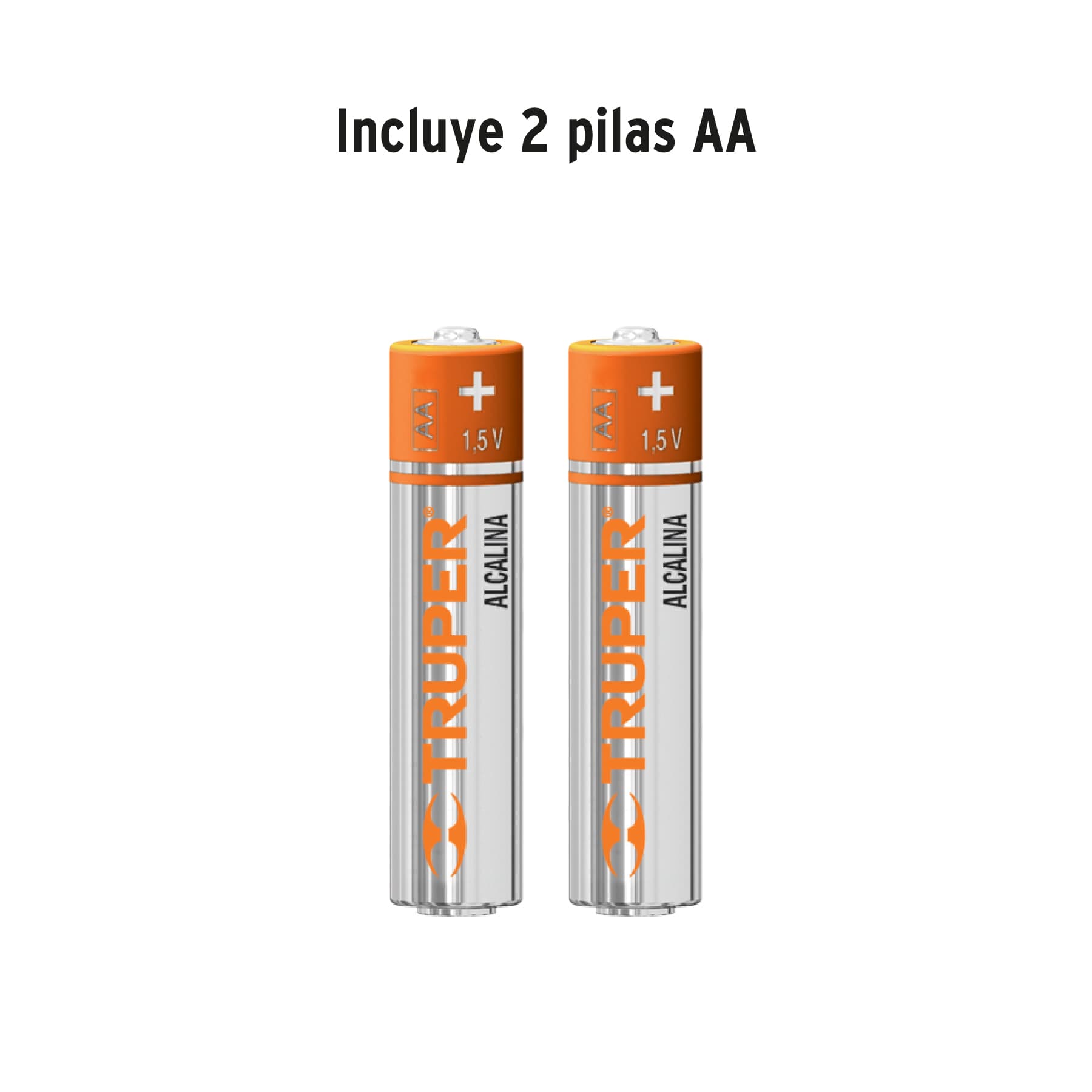 Linterna de Pilas 2AA Plastica 1 LED 80 lm Truper