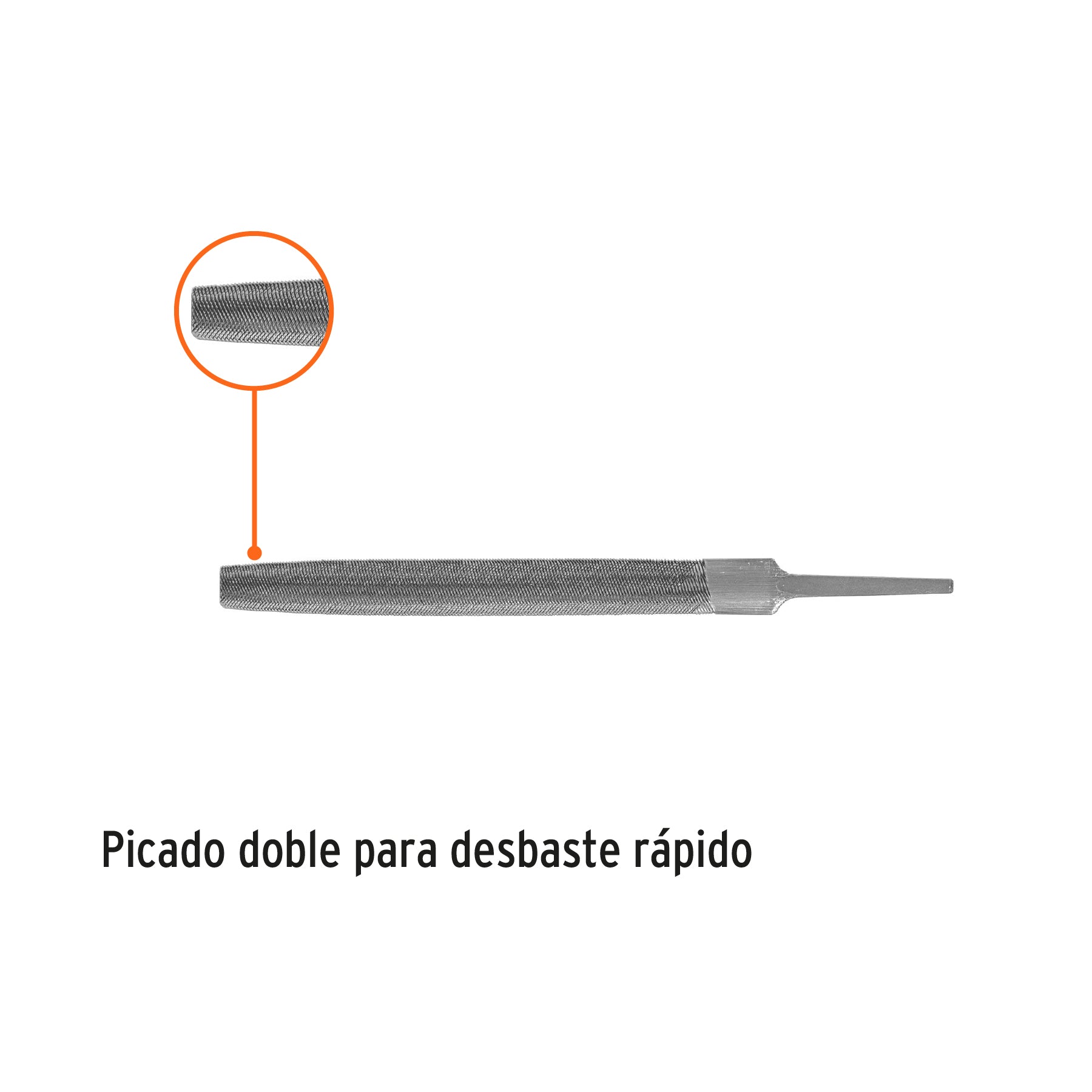 Lima Media Caña Bastarda Truper 6"