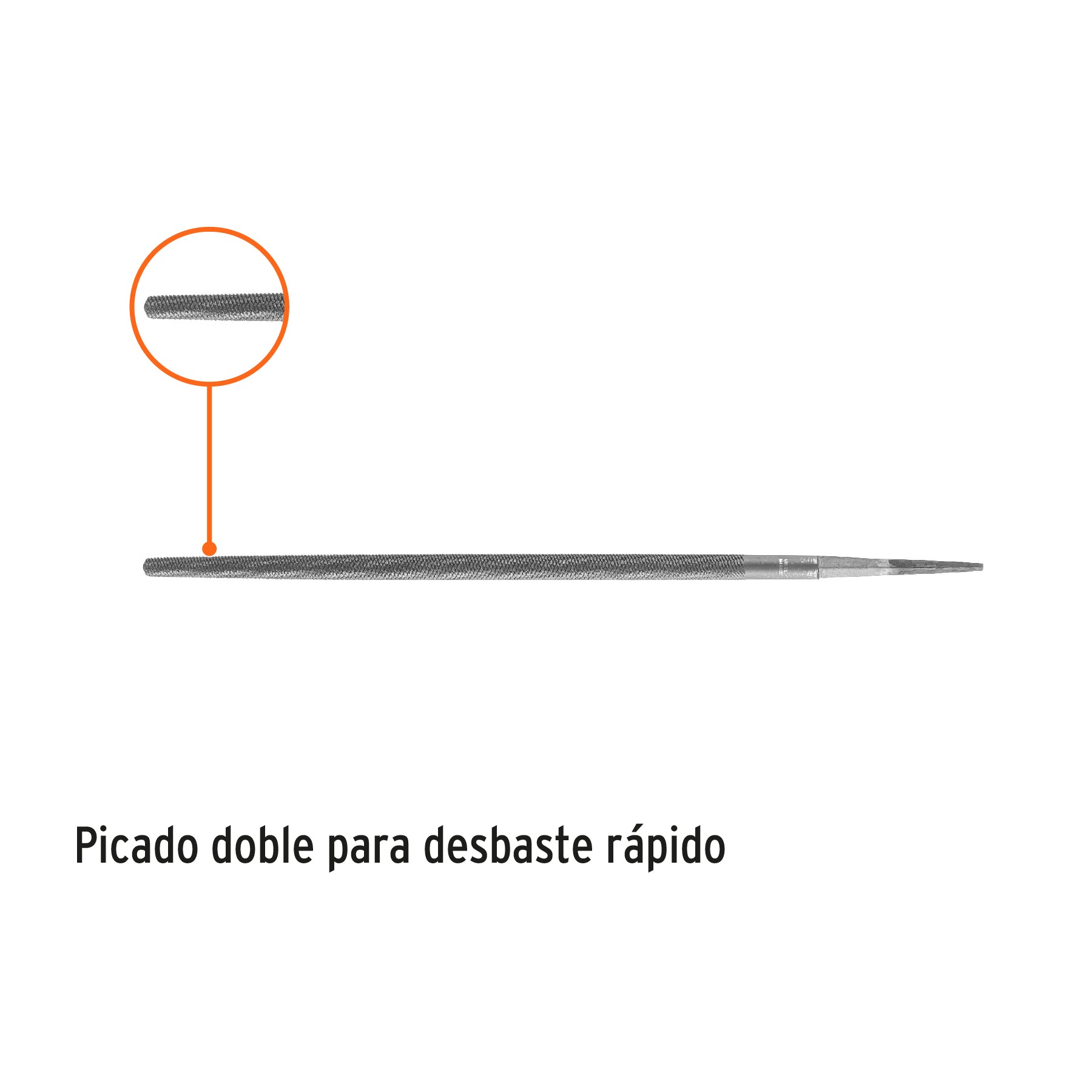 Lima Redonda Bastarda Truper 10"