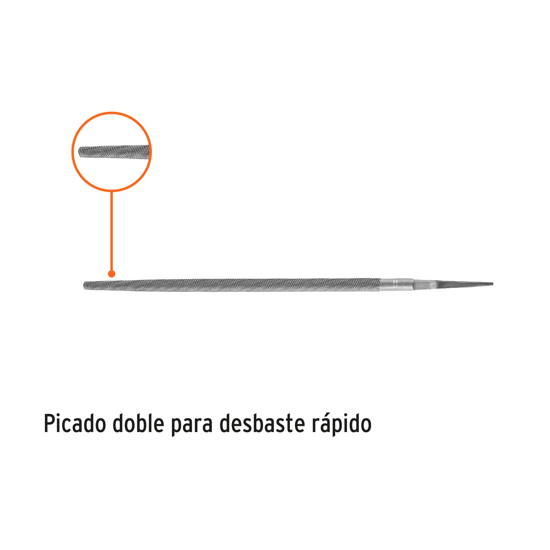 Lima Redonda Bastarda Truper 12"