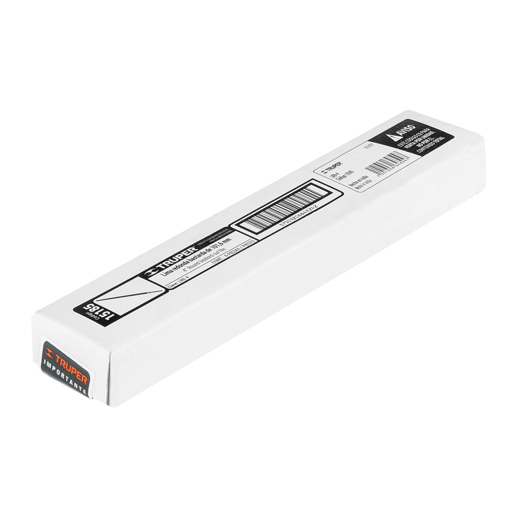 Lima Redonda Bastarda Truper 4"