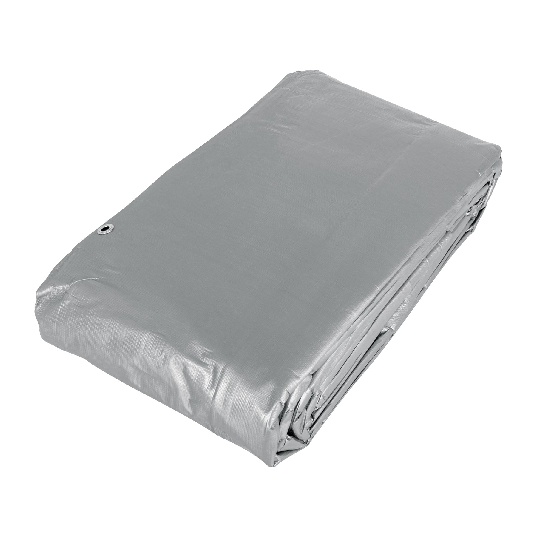 Lona Reforzada Gris Truper 6 mts x 12 mts