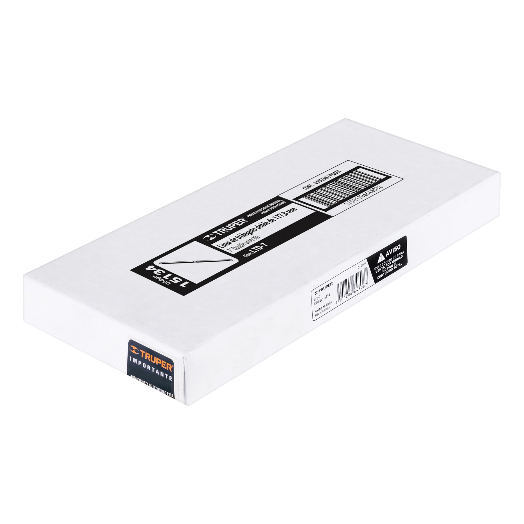 Lima Triangulo Doble 7" Truper