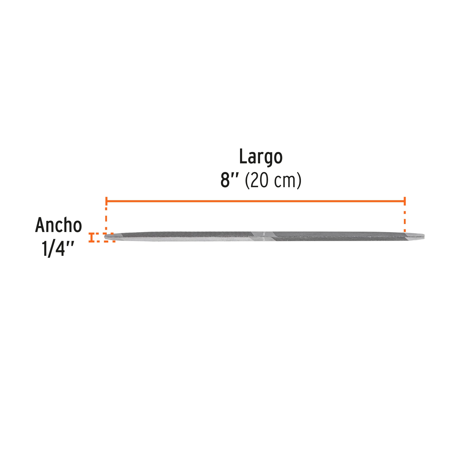Lima Triangulo Doble 8" Truper