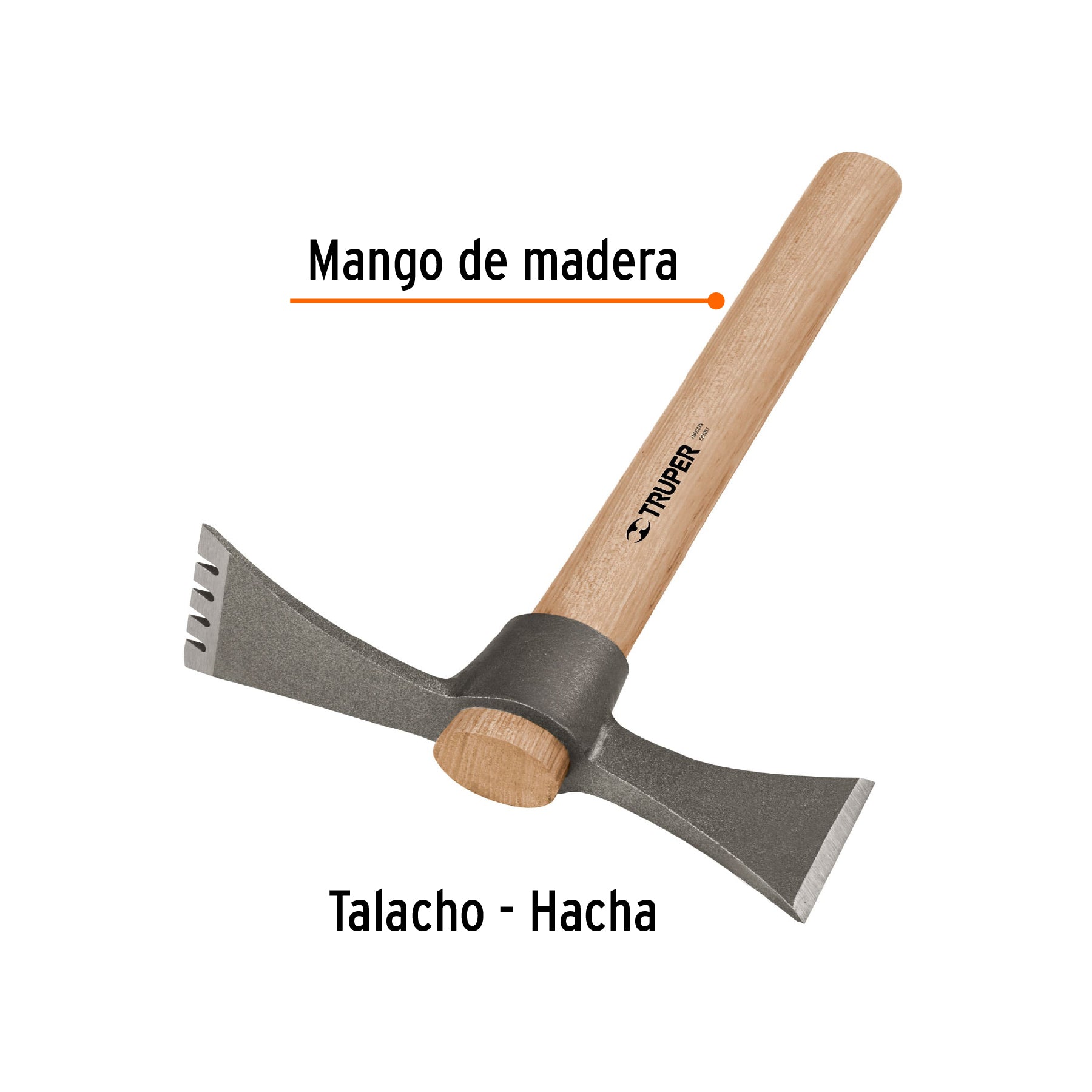 Martelina Talacho - Hacha Mango de Madera Truper