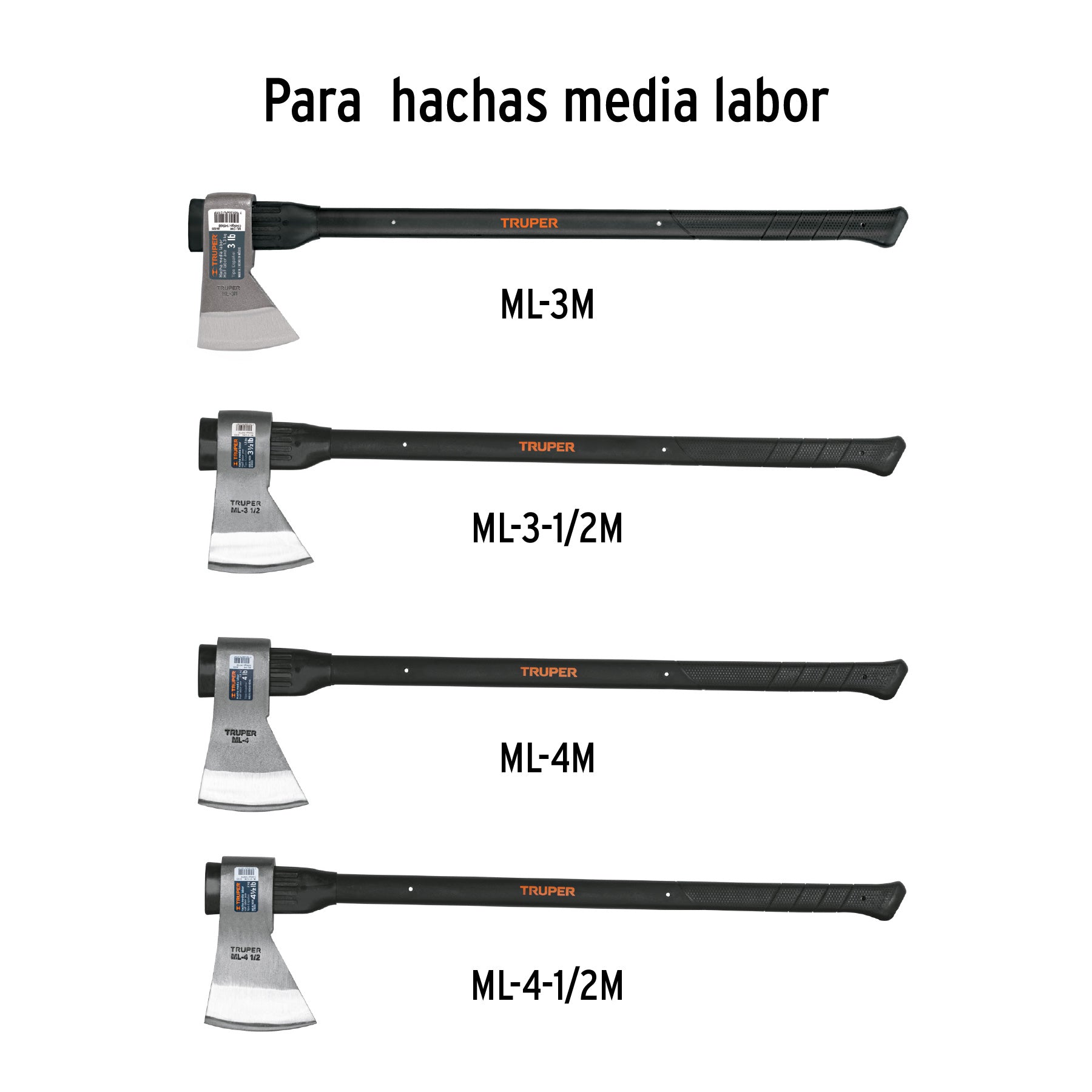 Mango para Hacha Media Labor y Labor Entera 36" Truper