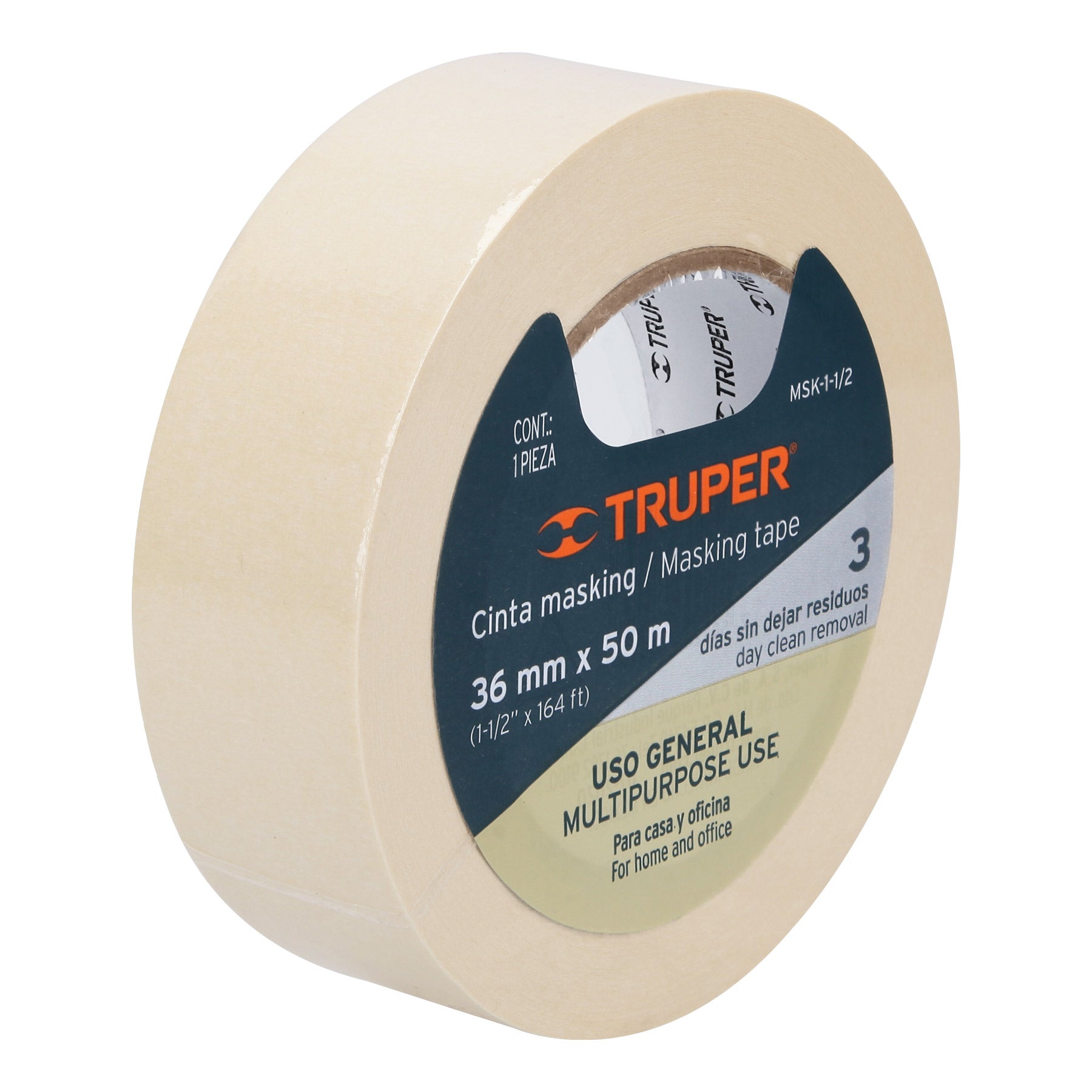 Masking Tape Uso General TRUPER 36 mm X 50 mts