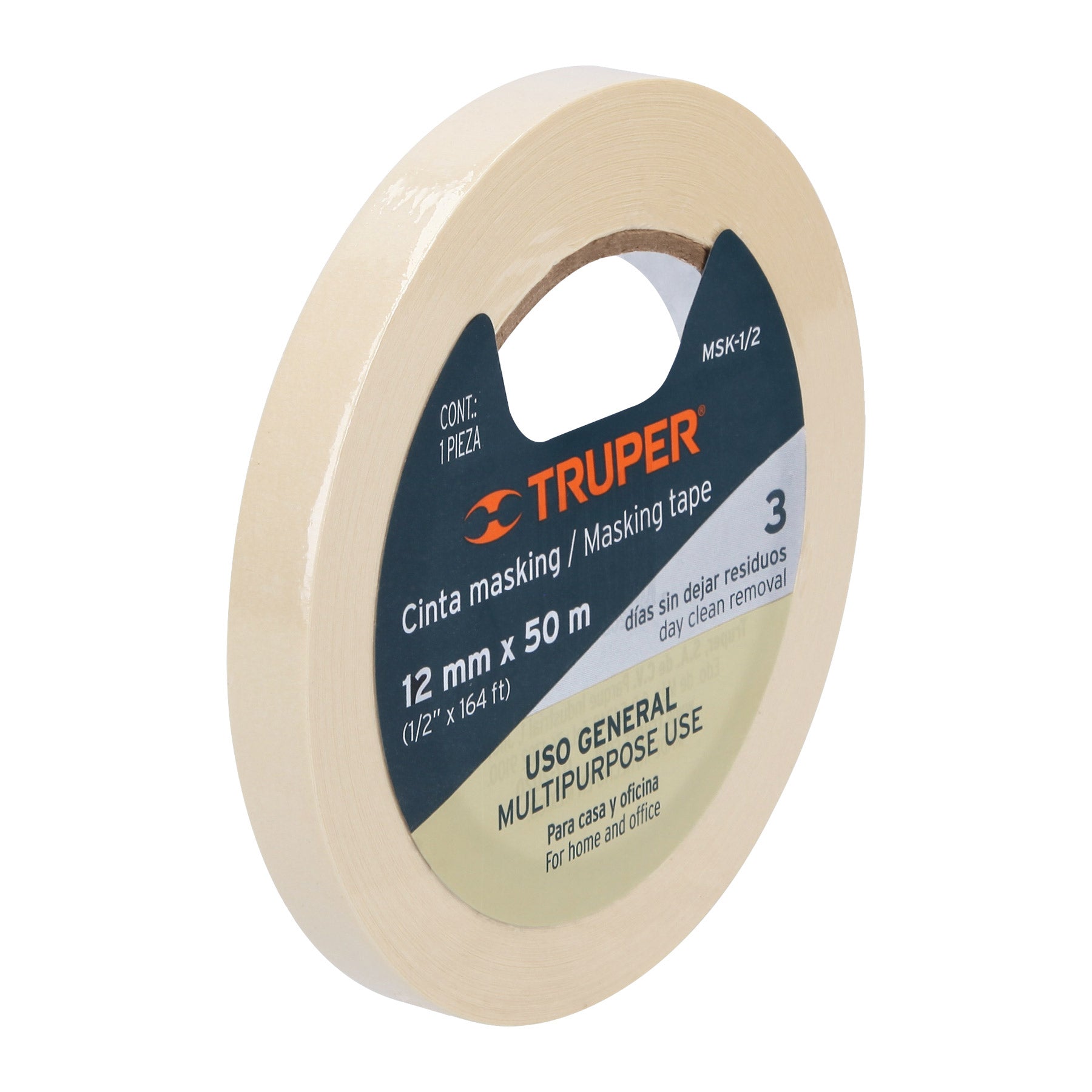 Masking Tape Uso General TRUPER 12 mm X 50 mts