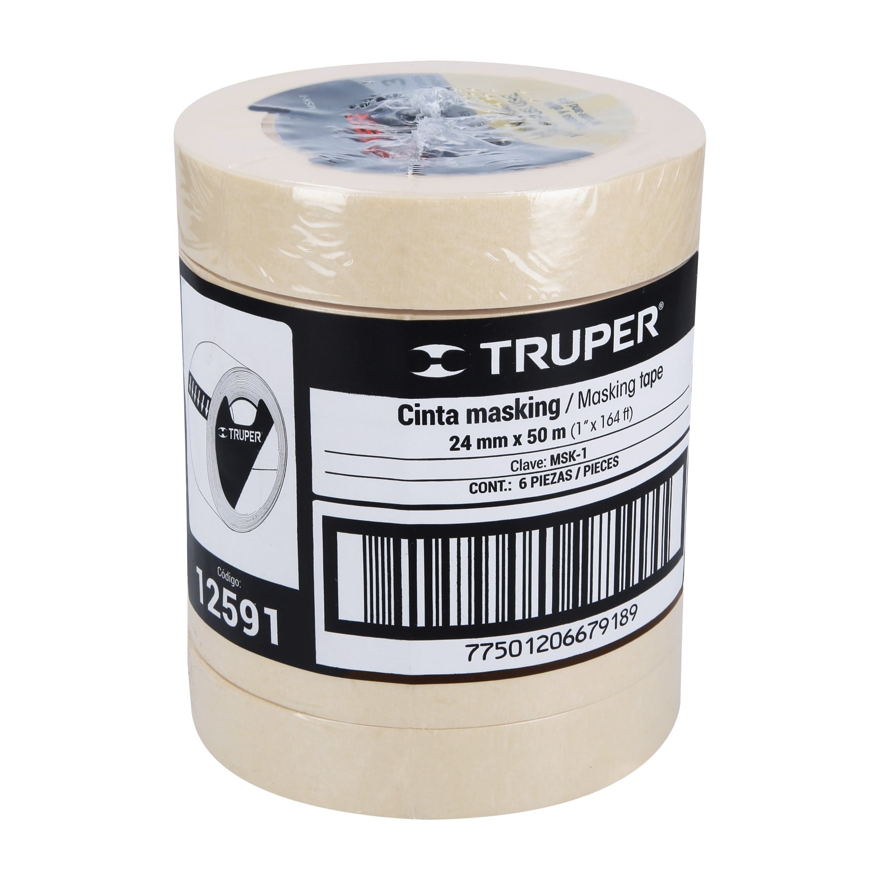 Masking Tape Uso General TRUPER 24 mm X 50 mts
