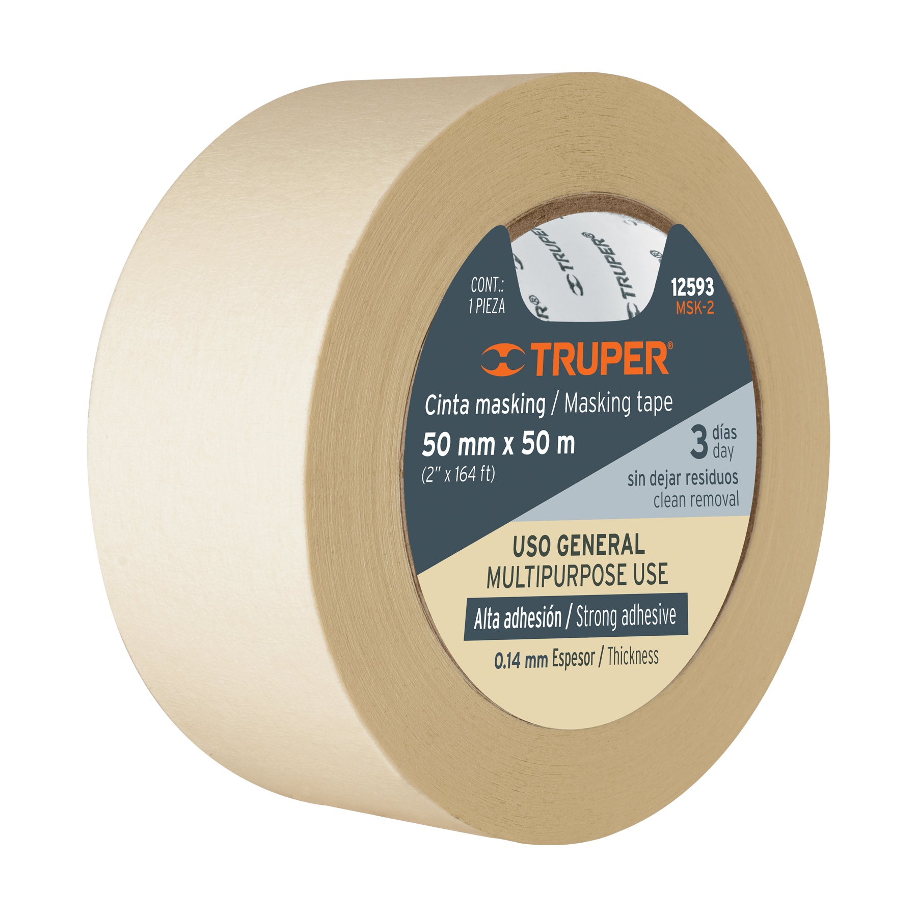 Masking Tape Uso General TRUPER 48 mm X 50 mts