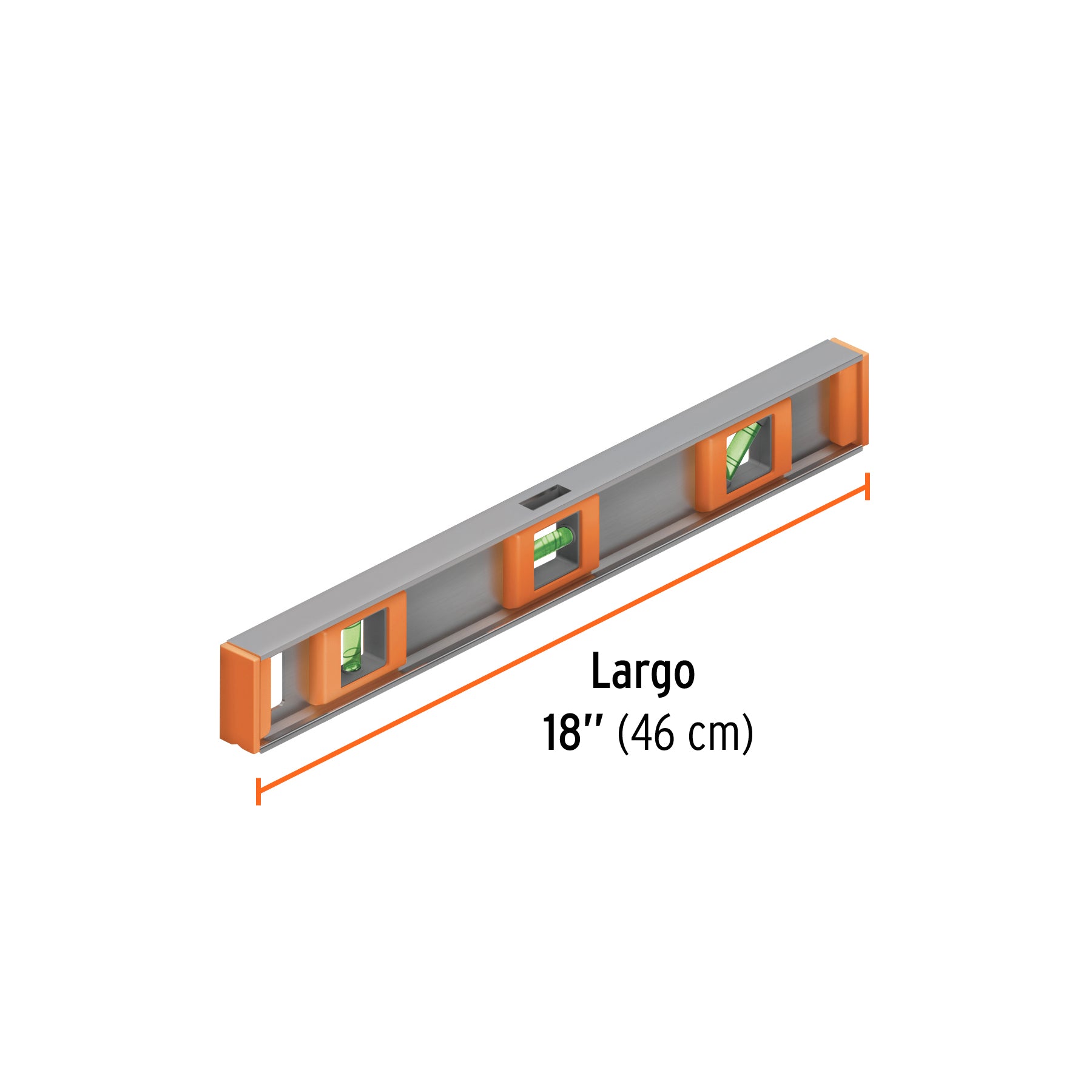 Nivel de Aluminio Profesional Truper 18"