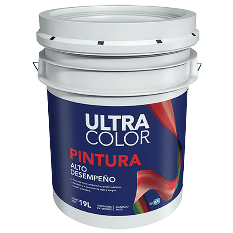 Vinilica ULTRACOLOR Alto Desempeño Blanco Cubeta 4 Litros