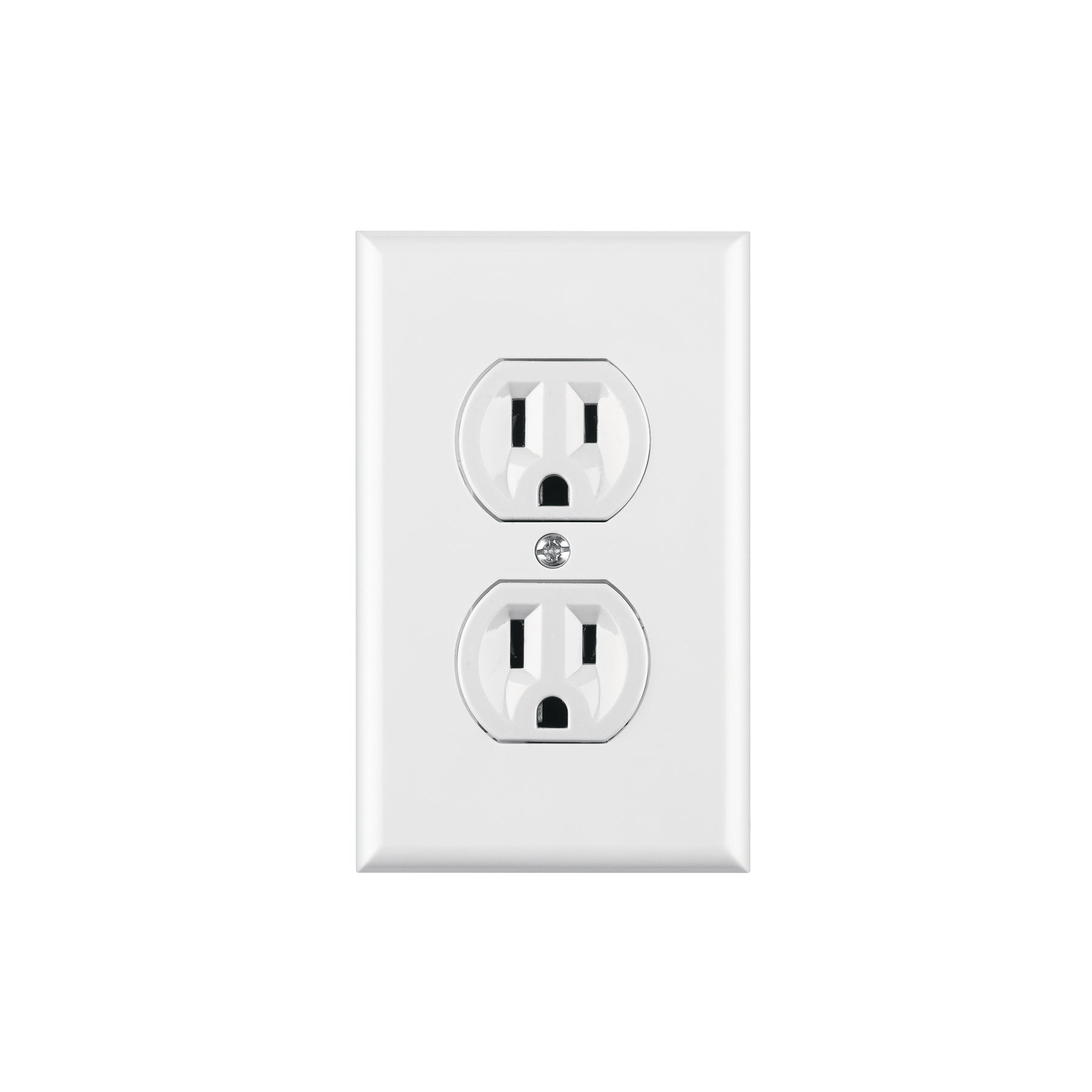 Placa Armada Contacto Duplex 2P + T Linea Standard 15 A Blanco Volteck